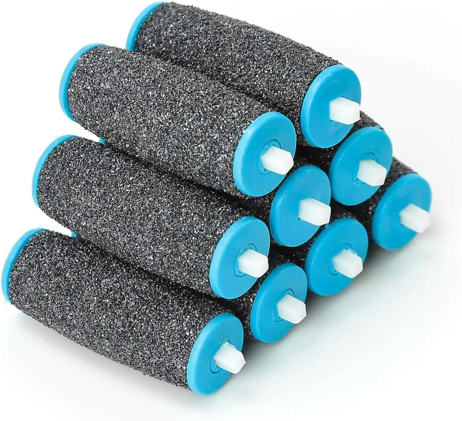 مجموعه 9 عددی سری  یدک سوهان پدیکور MixColours، زبری بسیار بالا، سری های غلتکی الماسه مخملی نرم، سازگار با سوهان پا