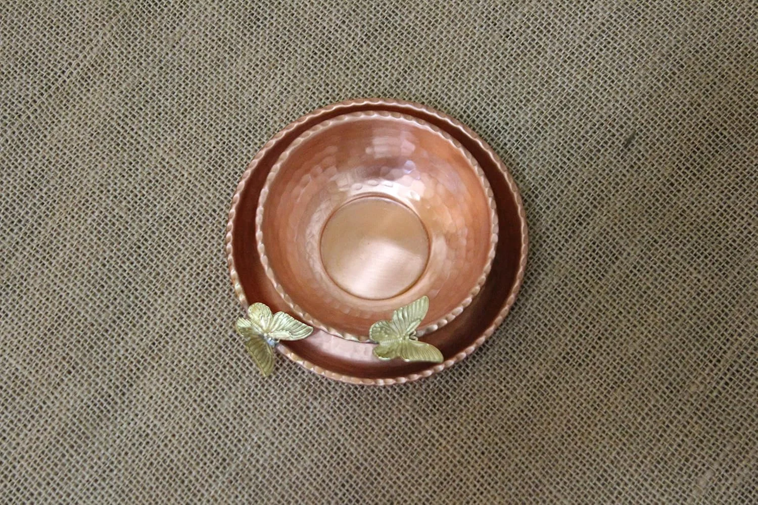 ظروف آجیل مسی دست ساز Siviss / ظروف سرو / کاسه / ظروف دسر / ست کاسه مسی / دکوراسیون منزل / دکور آشپزخانه (6 عدد)