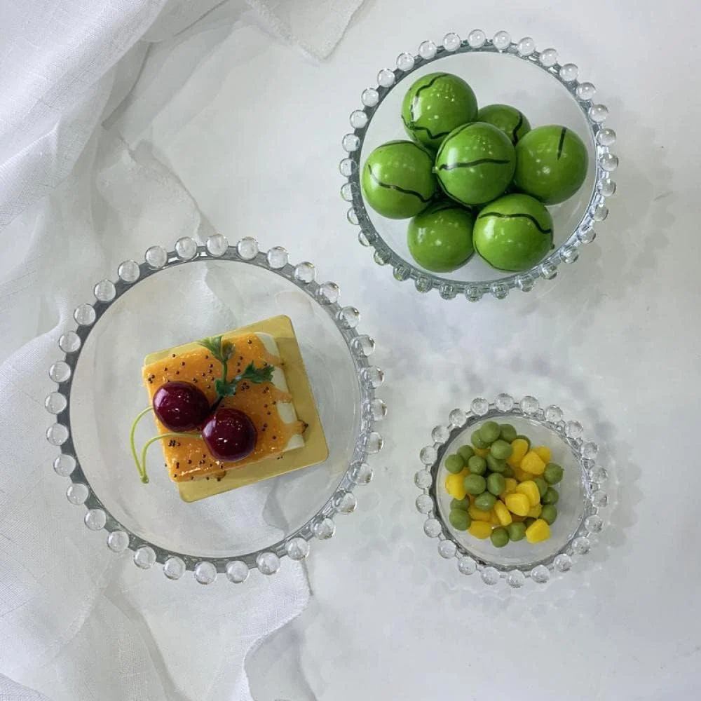 سِزیکاتو، 2 عدد کاسه دسر شیشه ای شفاف با لبه های مهره دار، کاسه سس 3.3 اینچی سِزیکاتو، 2 عدد کاسه دسر شیشه ای شفاف با لبه های مهره دار، کاسه سس 3.3 اینچی