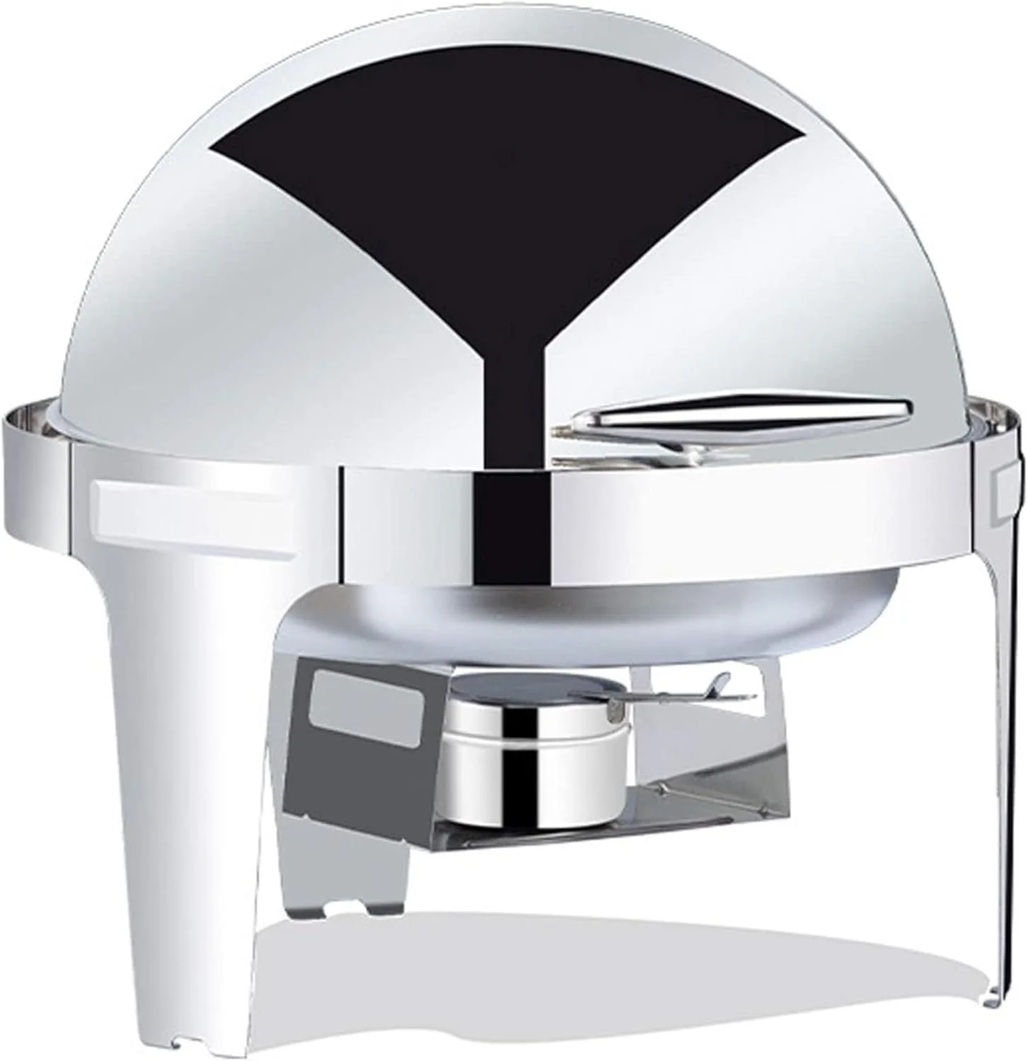 ظرف گرم نگهدارنده غذا استیل، ست گرمکن بوفه 6.8 لیتری با ظروف غذا و جایگاه سوخت، مناسب بوفه، پذیرایی، آشپزخانه و مهمانی (درب تمام استیل) ظرف گرم نگهدارنده غذا استیل، ست گرمکن بوفه 6.8 لیتری با ظروف غذا و جایگاه سوخت، مناسب بوفه، پذیرایی، آشپزخانه و مهمانی (درب تمام استیل)