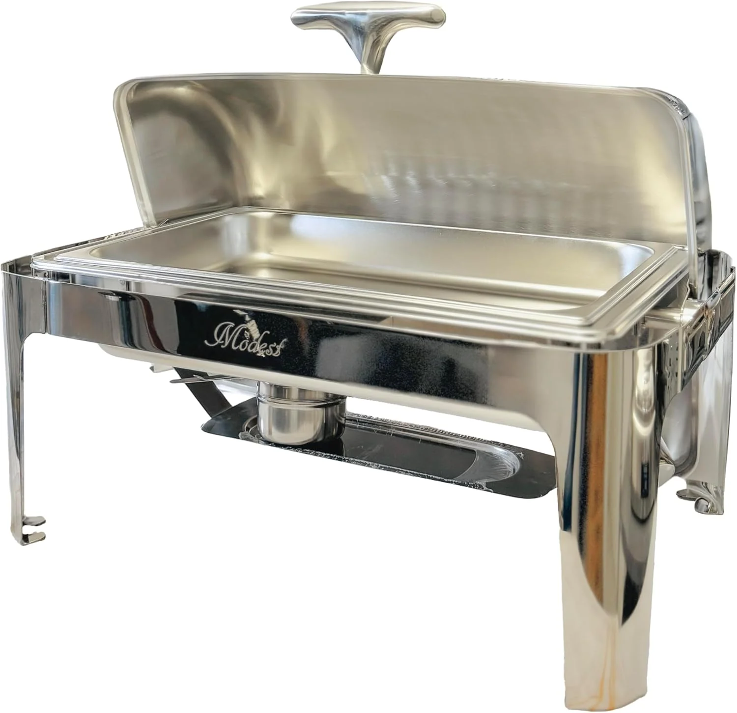 گرمکن غذای نقره ای 9 لیتری، ظرف گرمکن استیل ضد زنگ، گرمکن و سرو کننده بوفه، گرمکن غذای تجاری مستطیلی برای بوفه ها، ضیافت ها، مهمانی ها گرمکن غذای نقره ای 9 لیتری، ظرف گرمکن استیل ضد زنگ، گرمکن و سرو کننده بوفه، گرمکن غذای تجاری مستطیلی برای بوفه ها، ضیافت ها، مهمانی ها