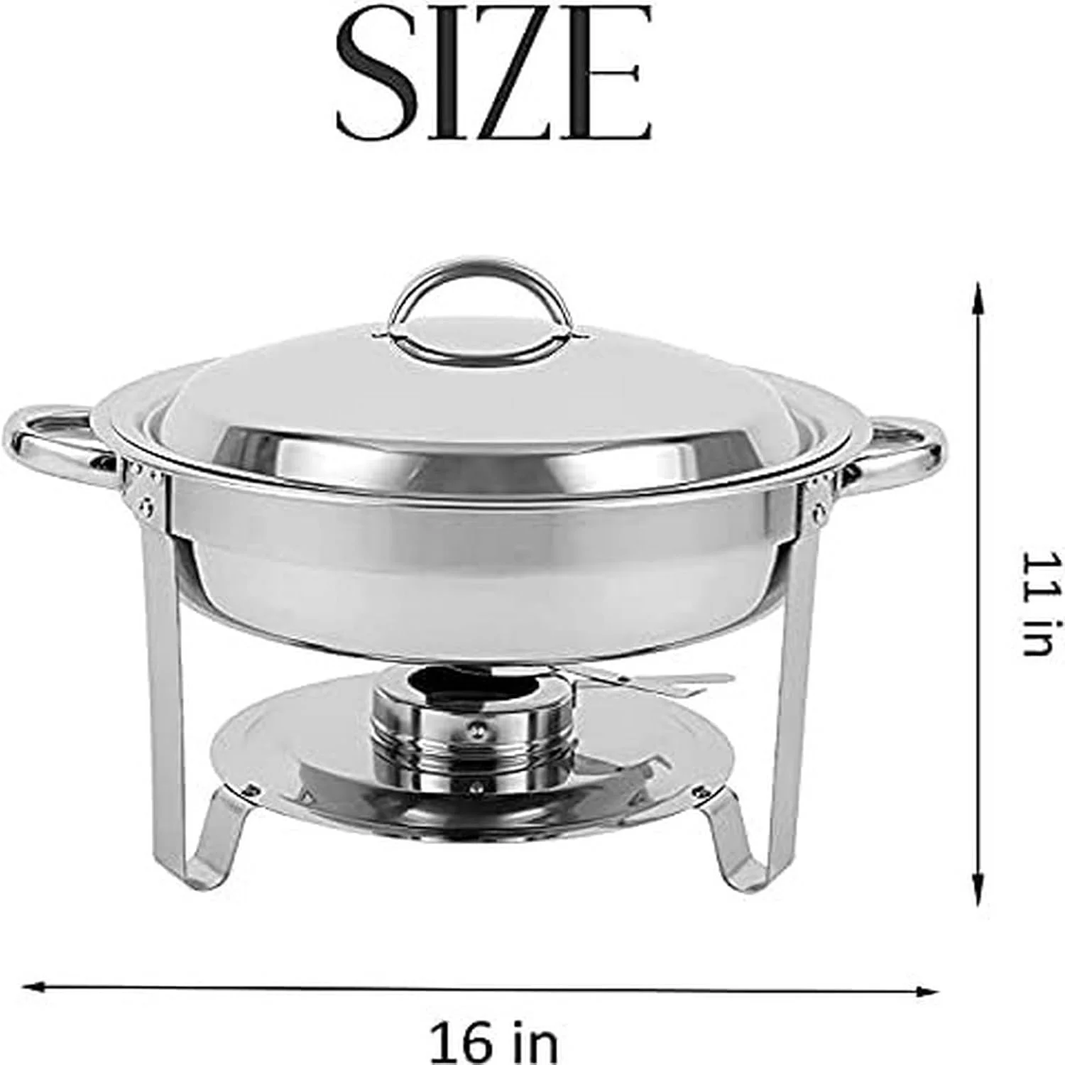 گرمکن غذا استیل ضد زنگ به همراه جایگاه سوخت برای مهمانی، عروسی و مراسم پذیرایی (A 2) گرمکن غذا استیل ضد زنگ به همراه جایگاه سوخت برای مهمانی، عروسی و مراسم پذیرایی (A 2)