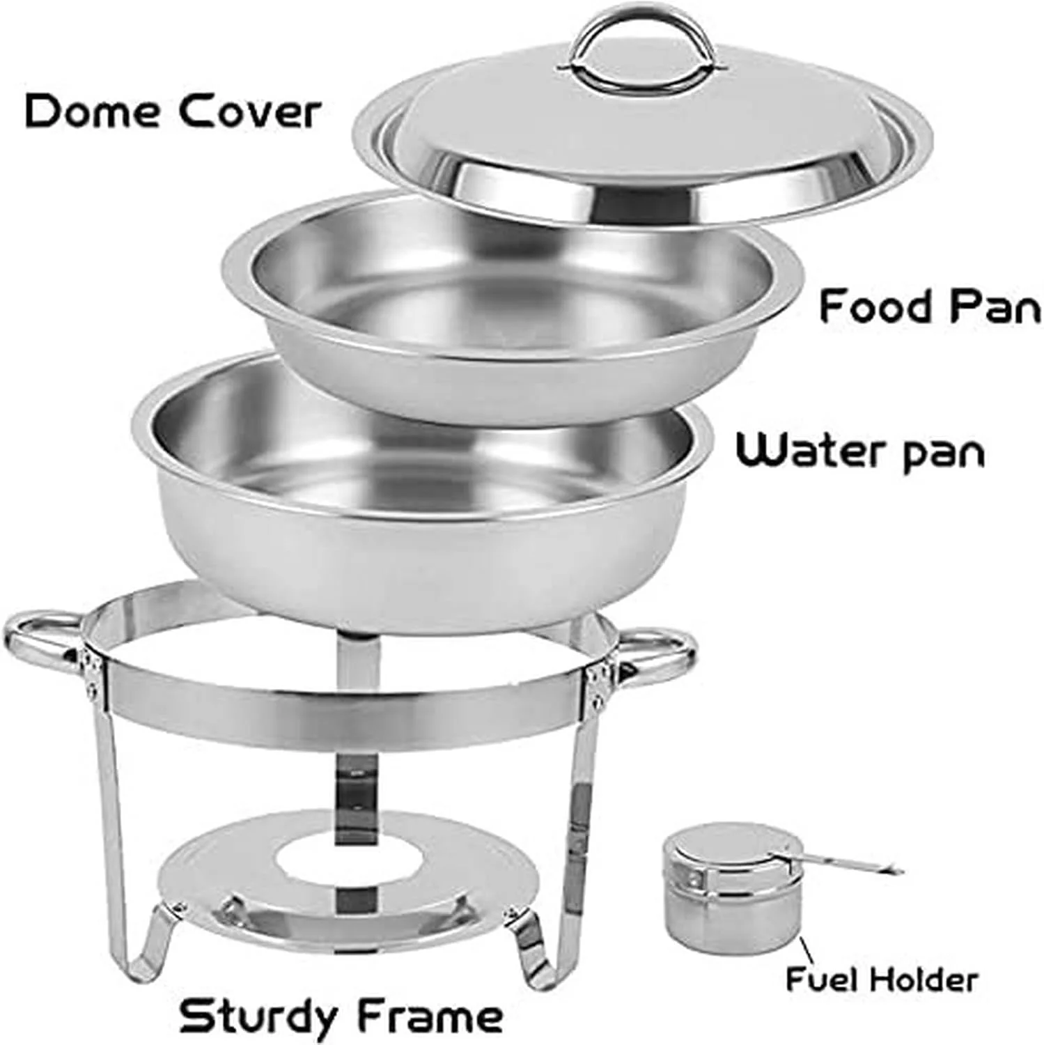 گرمکن غذا استیل ضد زنگ به همراه جایگاه سوخت برای مهمانی، عروسی و مراسم پذیرایی (A 2) گرمکن غذا استیل ضد زنگ به همراه جایگاه سوخت برای مهمانی، عروسی و مراسم پذیرایی (A 2)