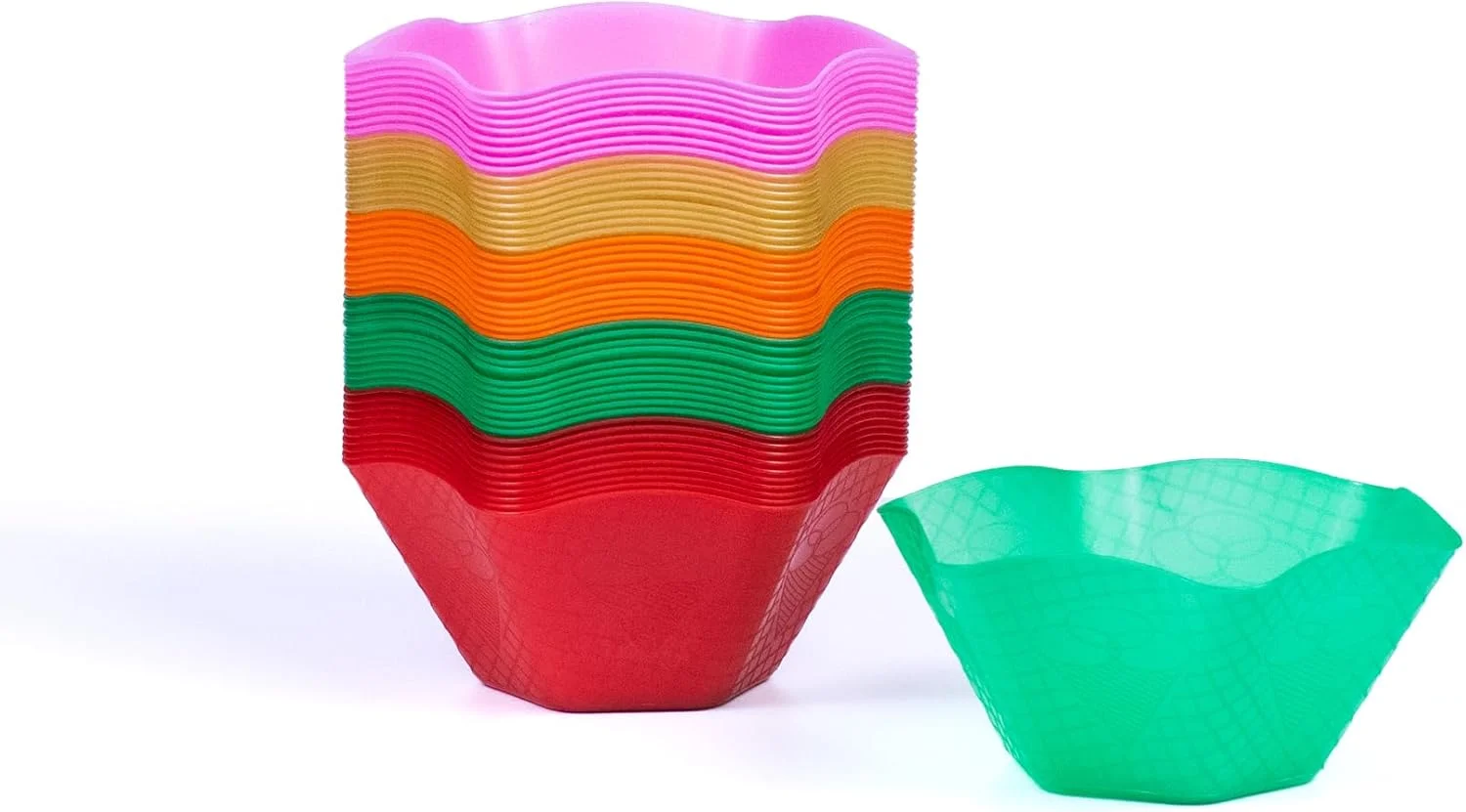 کاسه های پلاستیکی رنگارنگ سانی یور برایت چویس 5 اونس - 50 عدد، چند منظوره برای دسر، بستنی، تنقلات، سالاد و مهمانی کاسه های پلاستیکی رنگارنگ سانی یور برایت چویس 5 اونس - 50 عدد، چند منظوره برای دسر، بستنی، تنقلات، سالاد و مهمانی