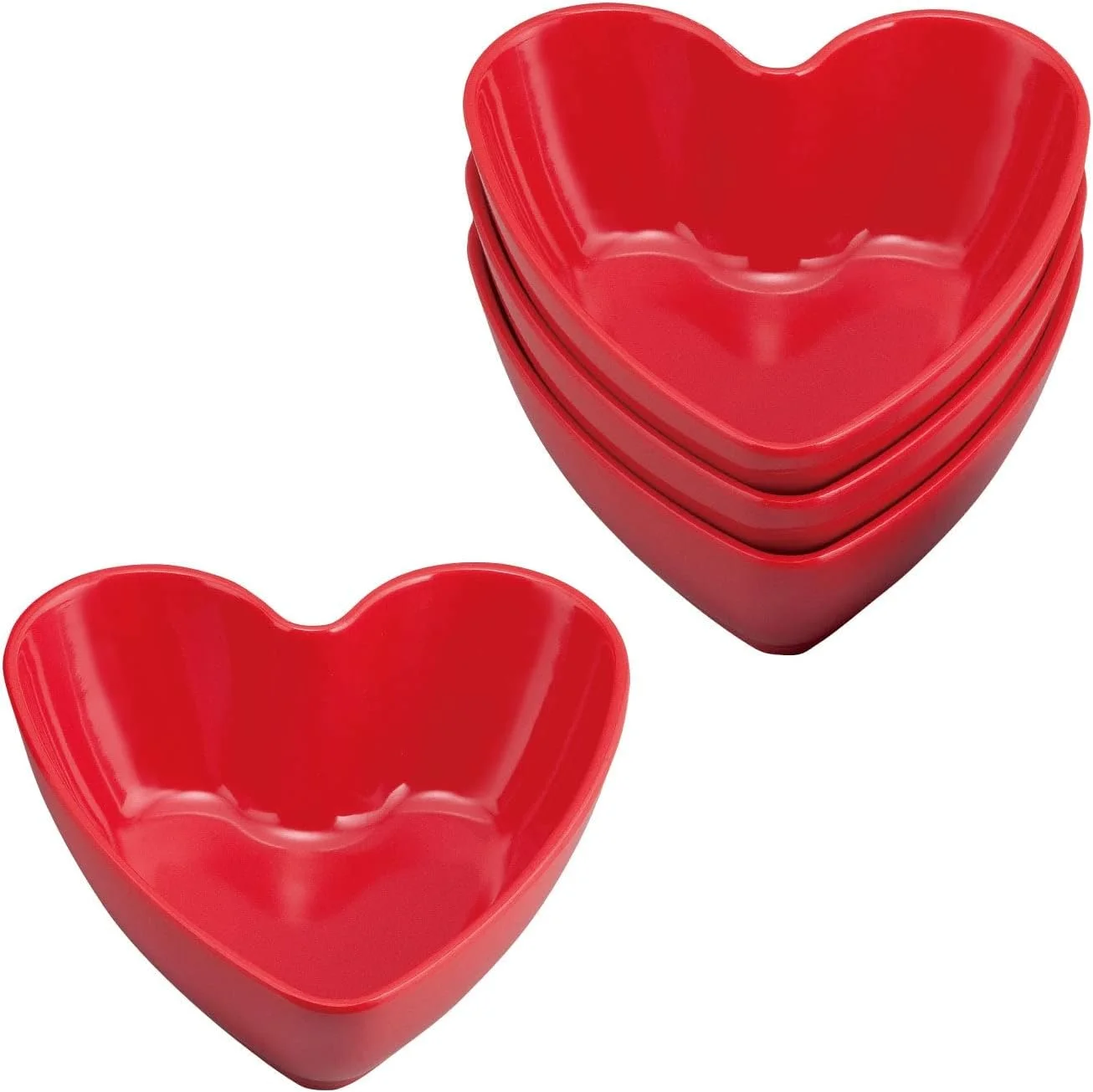 ظروف دسر خوری ملامینه Supreme Housewares، بسته 4 عددی، 4.75 اینچی، مناسب پیش غذا، شام، سرو کوچک، مهمانی، کاسه قلبی شکل برای دسر، میان وعده، میوه، و مخلفات (کاسه قلبی 4.75 اینچی) ظروف دسر خوری ملامینه Supreme Housewares، بسته 4 عددی، 4.75 اینچی، مناسب پیش غذا، شام، سرو کوچک، مهمانی، کاسه قلبی شکل برای دسر، میان وعده، میوه، و مخلفات (کاسه قلبی 4.75 اینچی)