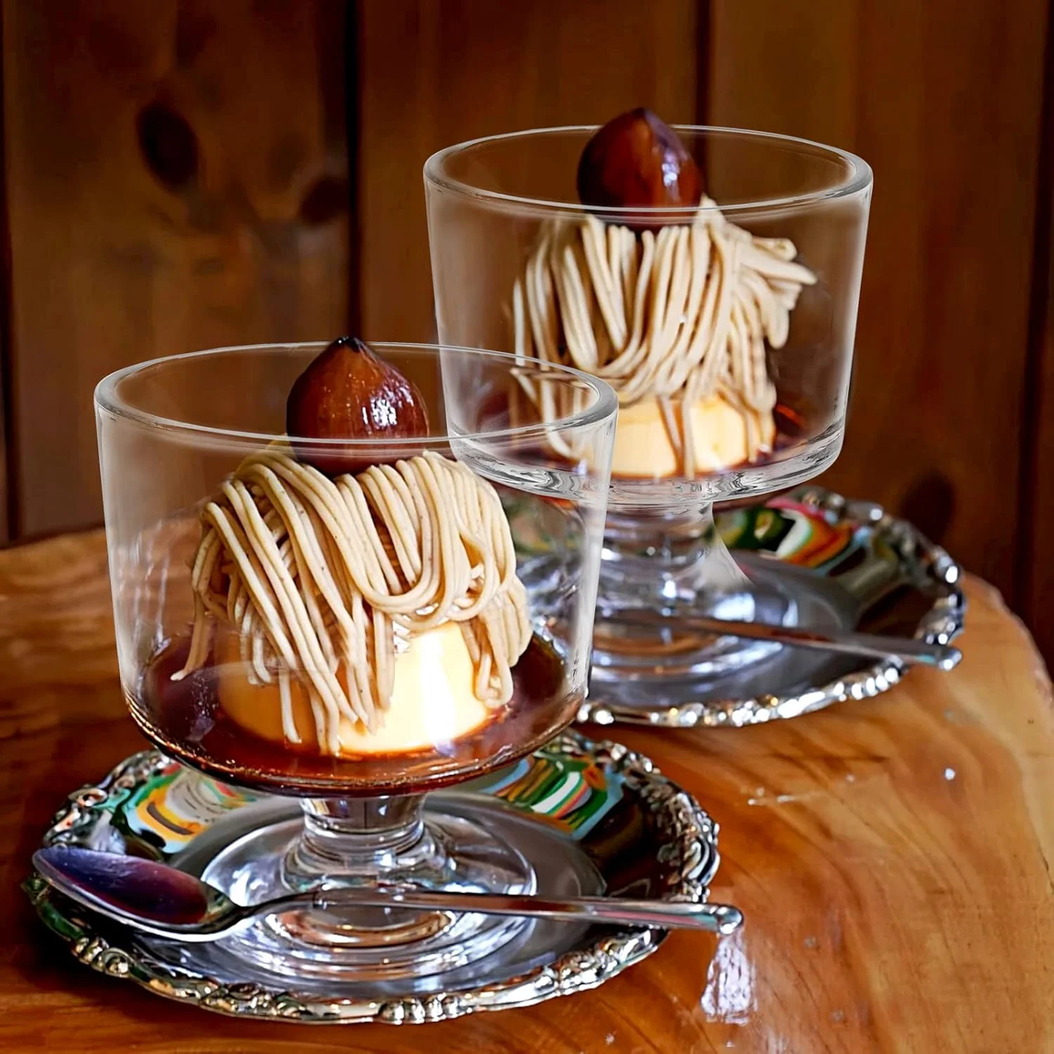 مجموعه 6 عددی کاسه دسر شیشه ای سامناکون، کاسه بستنی شفاف 300 میلی لیتری، ظرف پایه دار برای میوه، پارفه، کاپ کیک برای جشن تولد، عروسی، دسر، بستنی، پارفه و نوشیدنی مجموعه 6 عددی کاسه دسر شیشه ای سامناکون، کاسه بستنی شفاف 300 میلی لیتری، ظرف پایه دار برای میوه، پارفه، کاپ کیک برای جشن تولد، عروسی، دسر، بستنی، پارفه و نوشیدنی