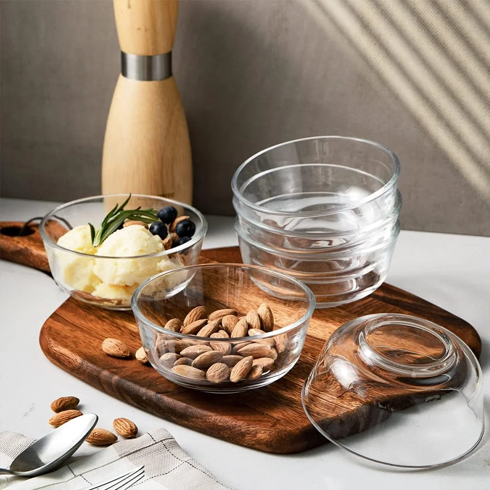 ست کاسه شیشه ای 240 میلی لیتری Sweejar (بسته 6 عددی)، کاسه های کوچک برای آشپزخانه، کاسه های دسر برای بستنی، کاسه های تنقلات، ظروف جانبی، کاسه های کوچک سرو برای دیپ، آماده سازی ست کاسه شیشه ای 240 میلی لیتری Sweejar (بسته 6 عددی)، کاسه های کوچک برای آشپزخانه، کاسه های دسر برای بستنی، کاسه های تنقلات، ظروف جانبی، کاسه های کوچک سرو برای دیپ، آماده سازی