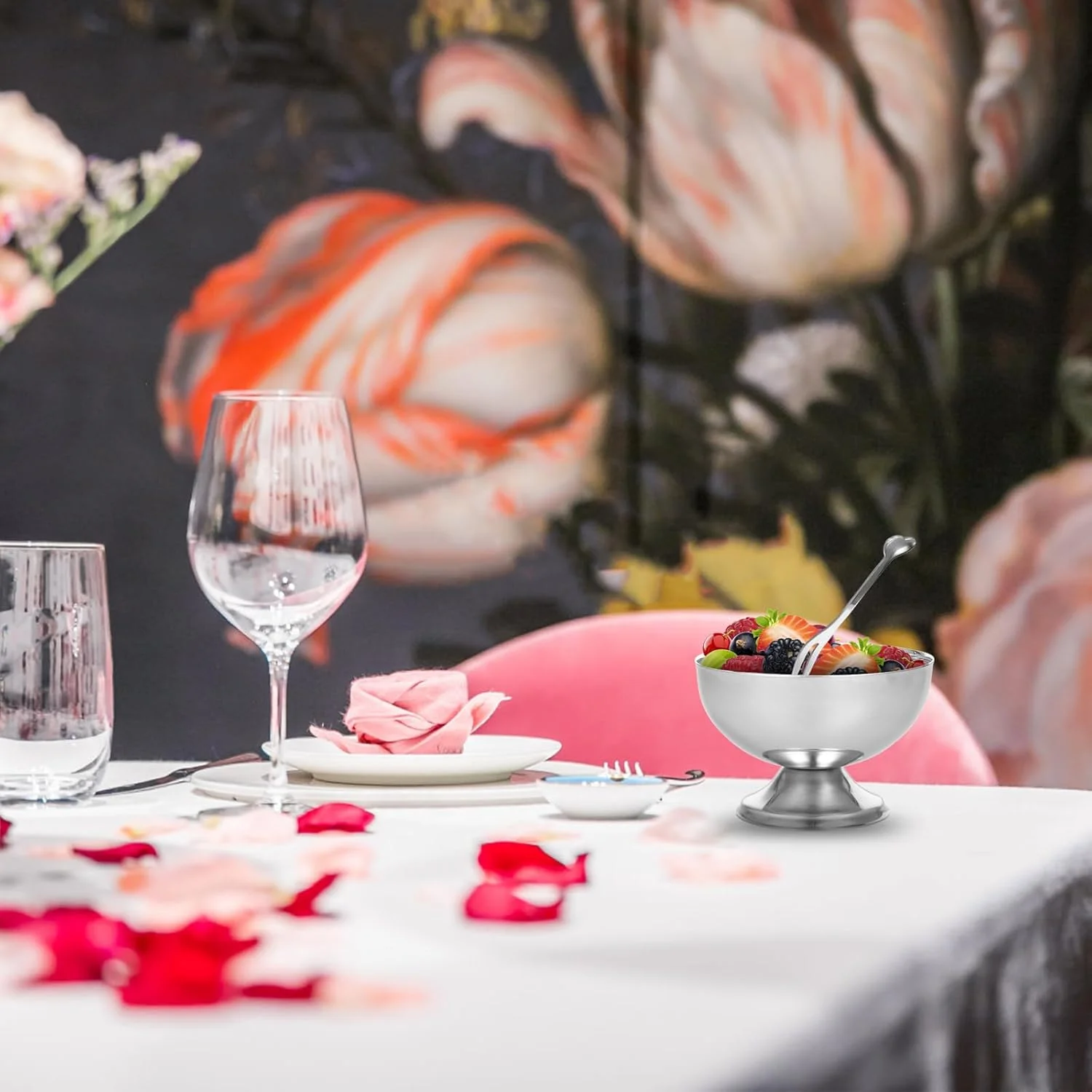 STOBAZA کاسه دسر 2 عددی، کاسه های بستنی و سالاد، مناسب برای بستنی خوری، موس، فنجان های یخ، سازمان دهنده، لیوان، ظروف سس، مزه ها، آب نبات، میوه، پودینگ شیک، اسنک استیل STOBAZA کاسه دسر 2 عددی، کاسه های بستنی و سالاد، مناسب برای بستنی خوری، موس، فنجان های یخ، سازمان دهنده، لیوان، ظروف سس، مزه ها، آب نبات، میوه، پودینگ شیک، اسنک استیل