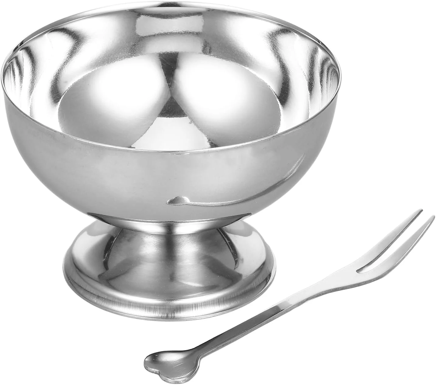 STOBAZA کاسه دسر 2 عددی، کاسه های بستنی و سالاد، مناسب برای بستنی خوری، موس، فنجان های یخ، سازمان دهنده، لیوان، ظروف سس، مزه ها، آب نبات، میوه، پودینگ شیک، اسنک استیل STOBAZA کاسه دسر 2 عددی، کاسه های بستنی و سالاد، مناسب برای بستنی خوری، موس، فنجان های یخ، سازمان دهنده، لیوان، ظروف سس، مزه ها، آب نبات، میوه، پودینگ شیک، اسنک استیل