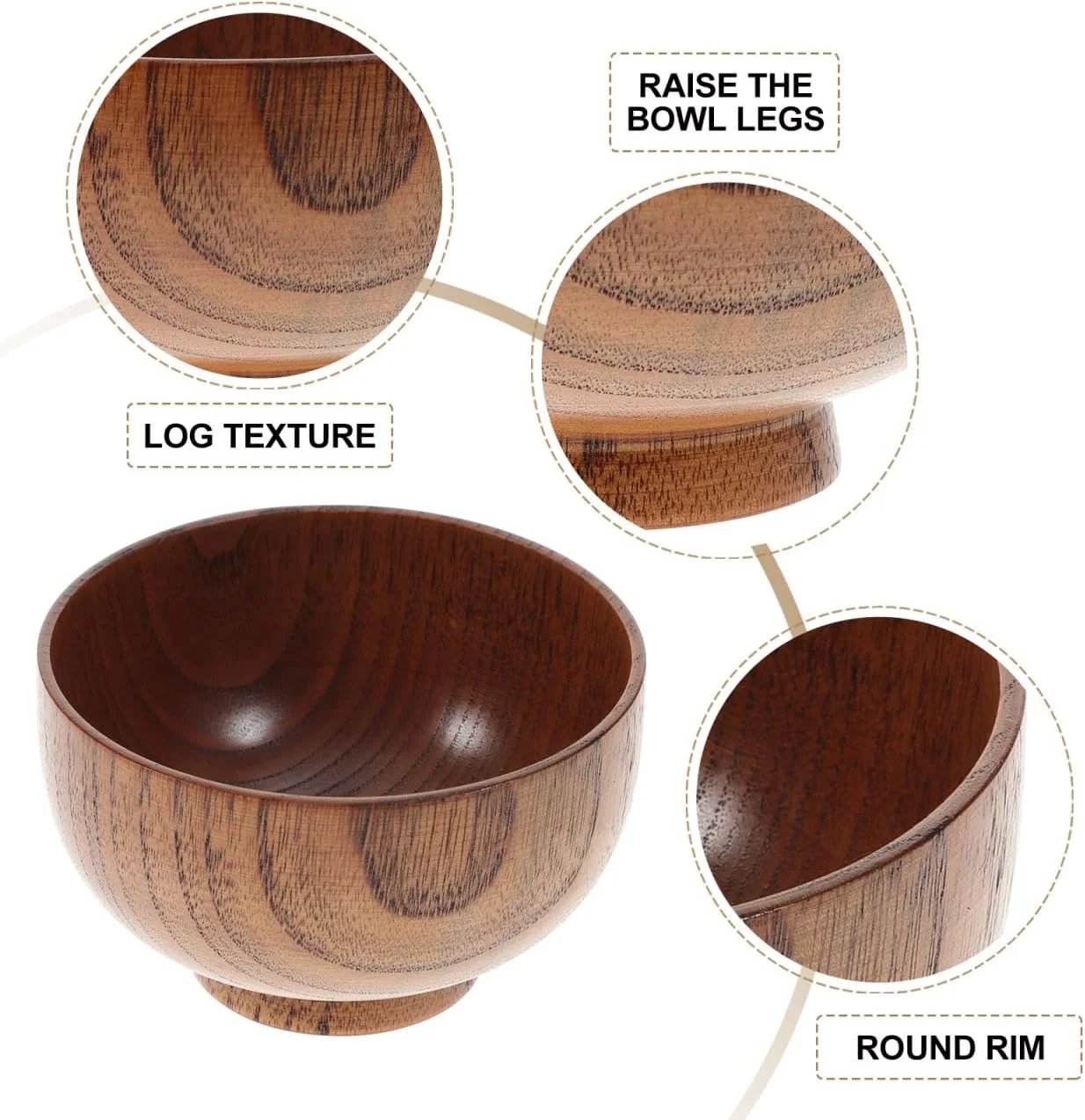 ست 2 تکه قاشق و کاسه چوبی استوبازا، مناسب دسر، پیش غذا، سرو غذا، سوپ و سبزیجات ست 2 تکه قاشق و کاسه چوبی استوبازا، مناسب دسر، پیش غذا، سرو غذا، سوپ و سبزیجات