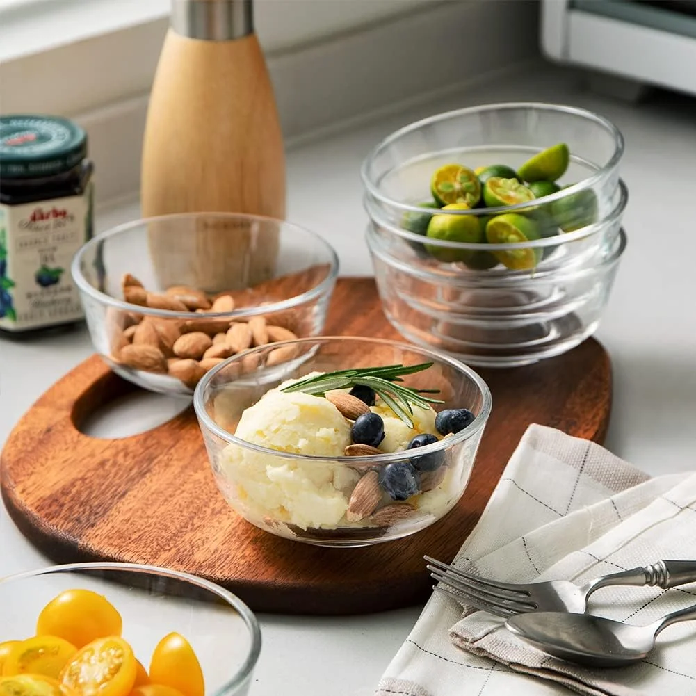 ست کاسه شیشه ای 240 میلی لیتری Sweejar (بسته 6 عددی)، کاسه های کوچک برای آشپزخانه، کاسه های دسر برای بستنی، کاسه های تنقلات، ظروف جانبی، کاسه های کوچک سرو برای دیپ، آماده سازی ست کاسه شیشه ای 240 میلی لیتری Sweejar (بسته 6 عددی)، کاسه های کوچک برای آشپزخانه، کاسه های دسر برای بستنی، کاسه های تنقلات، ظروف جانبی، کاسه های کوچک سرو برای دیپ، آماده سازی