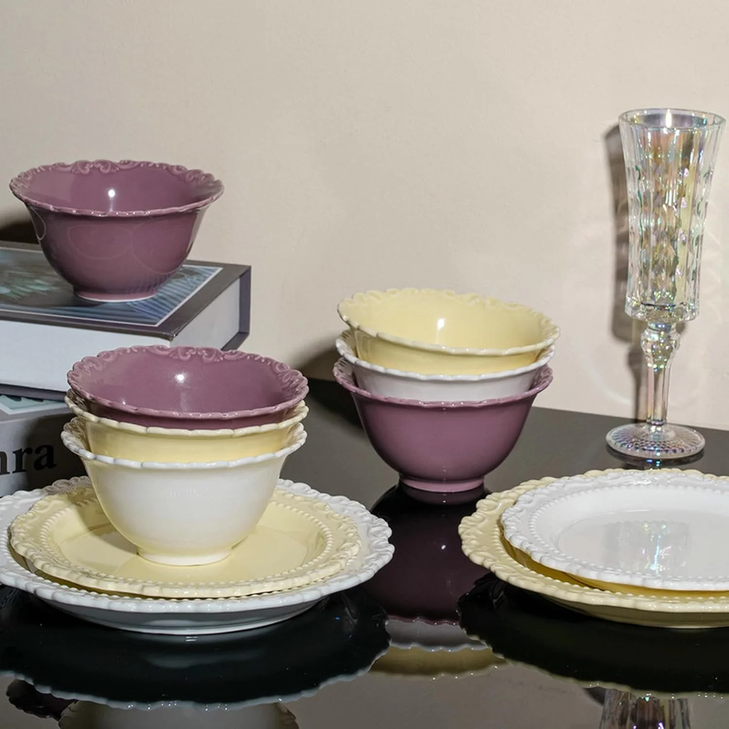 کاسه دسر سرامیکی طرح غربی TROSIQUANJIA، کاسه صبحانه ساده خانگی - سفید کاسه دسر سرامیکی طرح غربی TROSIQUANJIA، کاسه صبحانه ساده خانگی - سفید