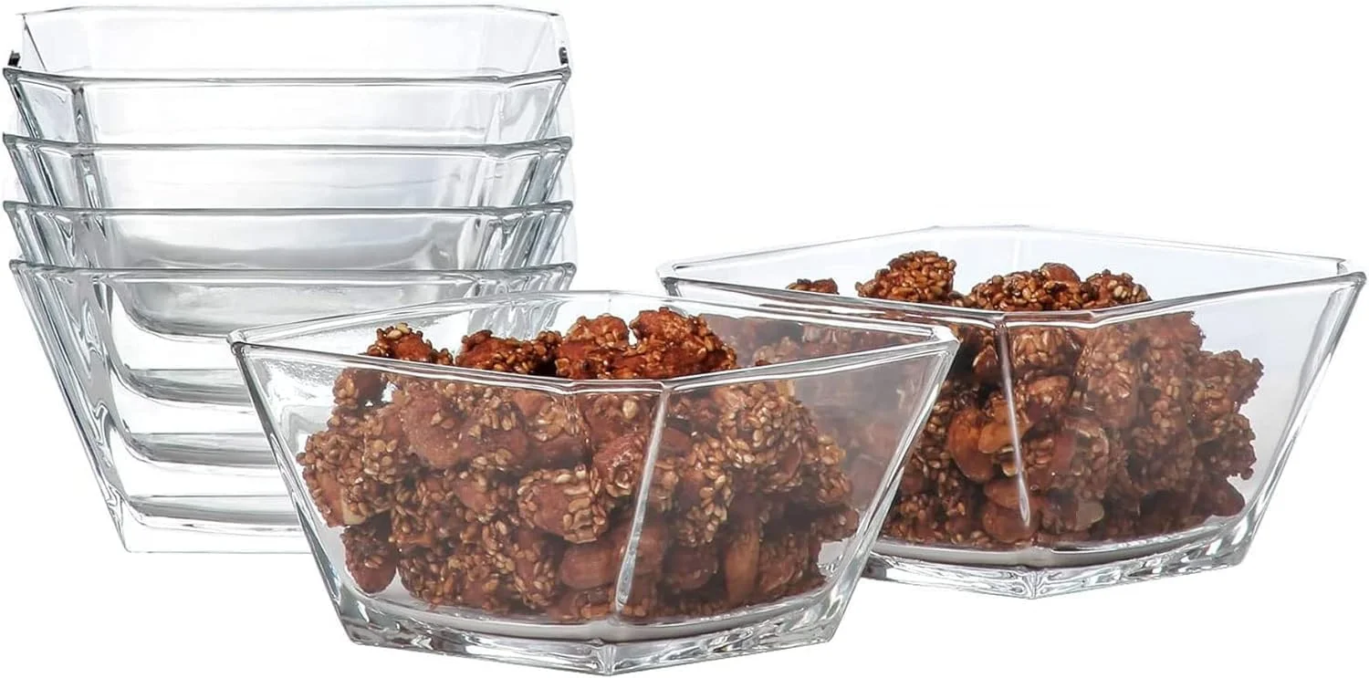 ست کاسه شیشه ای 6 تکه وینبرگ، قابل انباشت، صرفه جویی در فضا، مربع، 300 میلی لیتر، ساخته شده از شیشه، کاسه دسر، کاسه شیشه ای، کاسه سوپ، کاسه غلات ست کاسه شیشه ای 6 تکه وینبرگ، قابل انباشت، صرفه جویی در فضا، مربع، 300 میلی لیتر، ساخته شده از شیشه، کاسه دسر، کاسه شیشه ای، کاسه سوپ، کاسه غلات