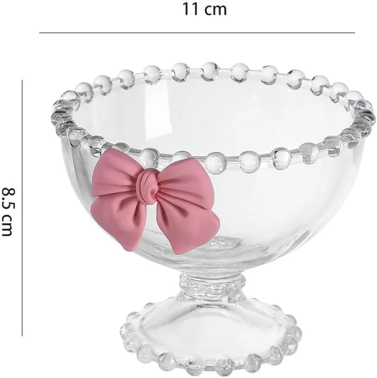 کاسه دسر شیشه ای پروانه ای خلاقانه WAIT FLY، کاسه پایه دار ترایفل، کاسه بستنی، کاسه سرو برای میوه، سالاد، آب نبات، کوکتل، قهوه، ترایفل - شفاف - 2 عدد کاسه دسر شیشه ای پروانه ای خلاقانه WAIT FLY، کاسه پایه دار ترایفل، کاسه بستنی، کاسه سرو برای میوه، سالاد، آب نبات، کوکتل، قهوه، ترایفل - شفاف - 2 عدد