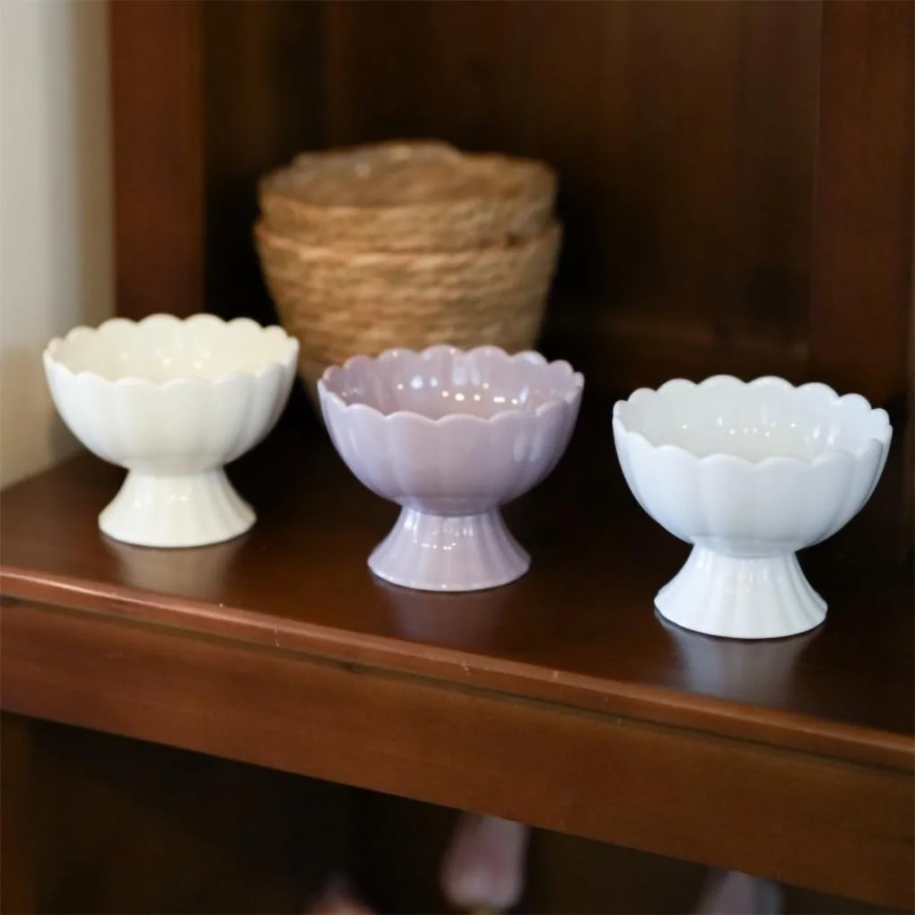 کاسه دسر سرامیکی رنگ ماکارون WAIT FLY، کاسه پایه دار ترایفل، کاسه بستنی، کاسه پودینگ، کاسه سرو برای میوه، سالاد، آب نبات، تنقلات - بنفش - 6 اونس کاسه دسر سرامیکی رنگ ماکارون WAIT FLY، کاسه پایه دار ترایفل، کاسه بستنی، کاسه پودینگ، کاسه سرو برای میوه، سالاد، آب نبات، تنقلات - بنفش - 6 اونس