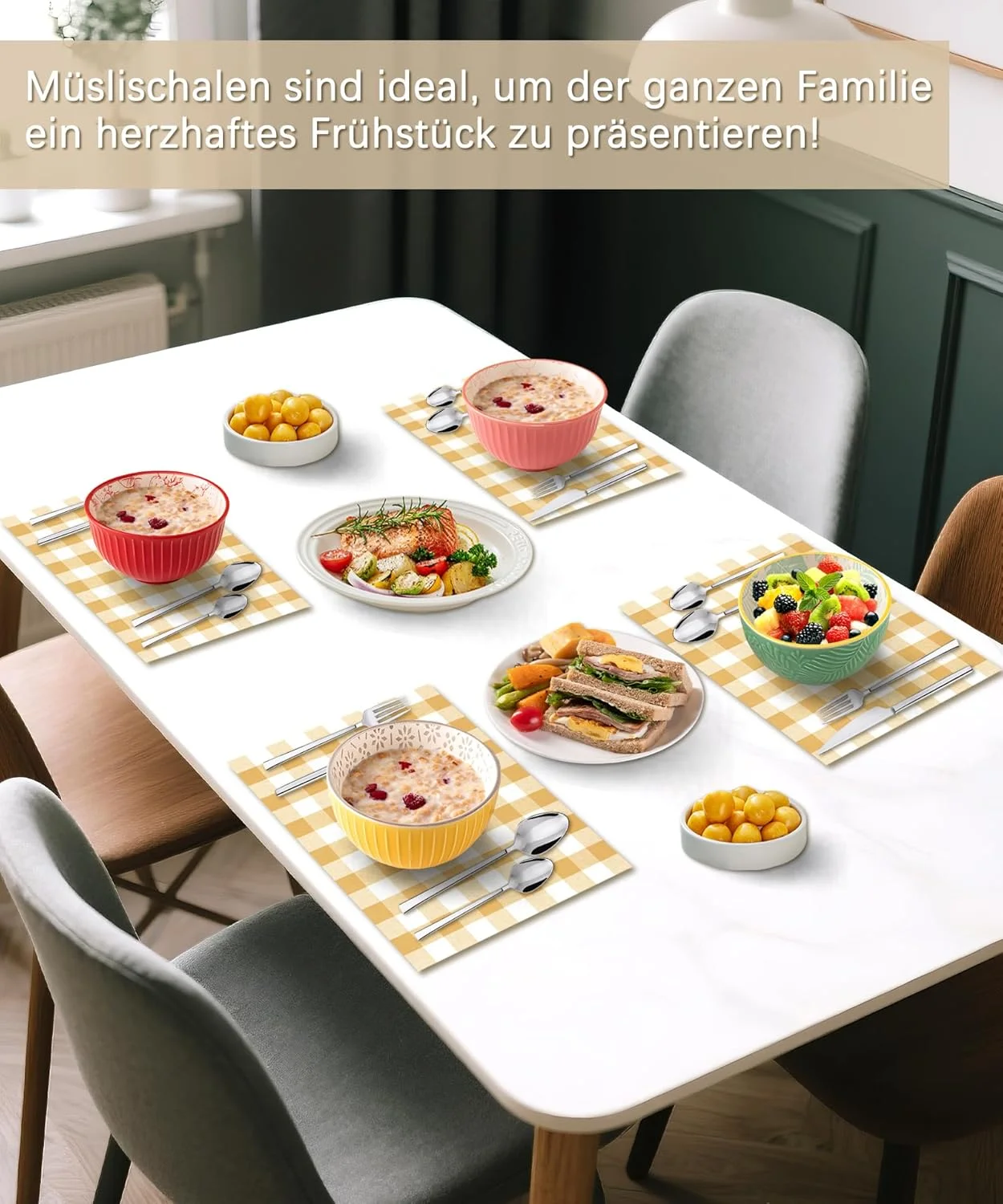 walenbily Cereal Bowls, Porcelain, Dishwasher Safe, Microwave-Safe, Soup Bowl, Colourful Dessert Bowls, Small for Ice Cream, Dessert, Soup, Cereal, 300 ml walenbily Cereal Bowls, Porcelain, Dishwasher Safe, Microwave-Safe, Soup Bowl, Colourful Dessert Bowls, Small for Ice Cream, Dessert, Soup, Cereal, 300 ml