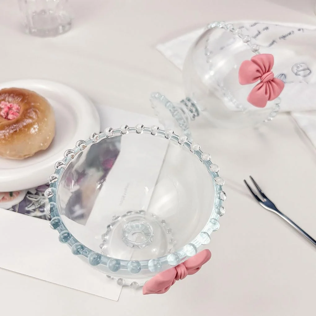 کاسه دسر شیشه ای پروانه ای خلاقانه WAIT FLY، کاسه پایه دار ترایفل، کاسه بستنی، کاسه سرو برای میوه، سالاد، آب نبات، کوکتل، قهوه، ترایفل - شفاف - 2 عدد کاسه دسر شیشه ای پروانه ای خلاقانه WAIT FLY، کاسه پایه دار ترایفل، کاسه بستنی، کاسه سرو برای میوه، سالاد، آب نبات، کوکتل، قهوه، ترایفل - شفاف - 2 عدد