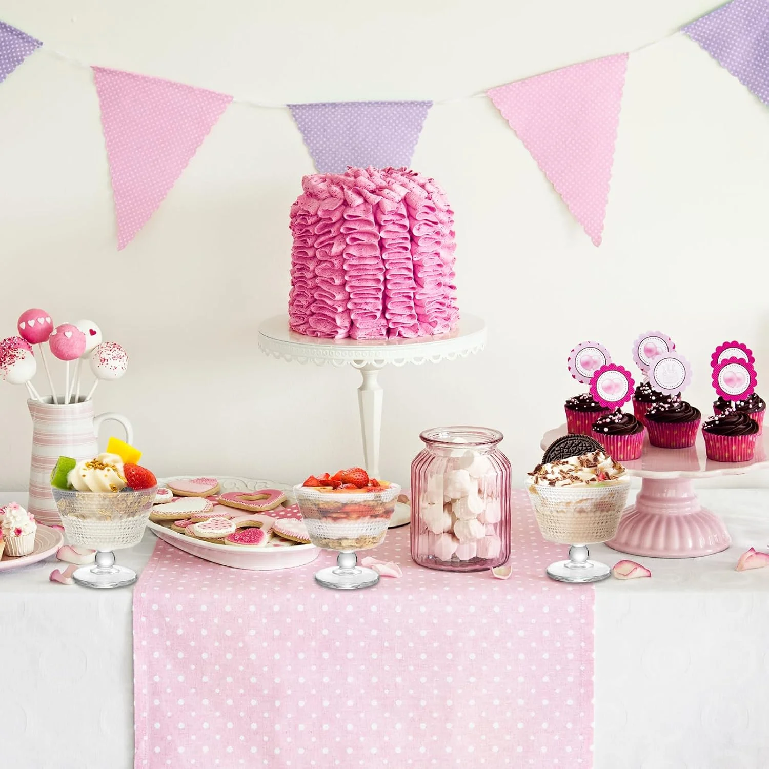 wangsdjy ست 4 عددی کاسه دسر شیشه ای، کاسه های بستنی خوری کریستالی 270 میلی لیتری - ایده آل برای دسر، بستنی، میوه، سالاد، تنقلات، کوکتل، چاشنی و ترایفل (4 عدد) wangsdjy ست 4 عددی کاسه دسر شیشه ای، کاسه های بستنی خوری کریستالی 270 میلی لیتری - ایده آل برای دسر، بستنی، میوه، سالاد، تنقلات، کوکتل، چاشنی و ترایفل (4 عدد)