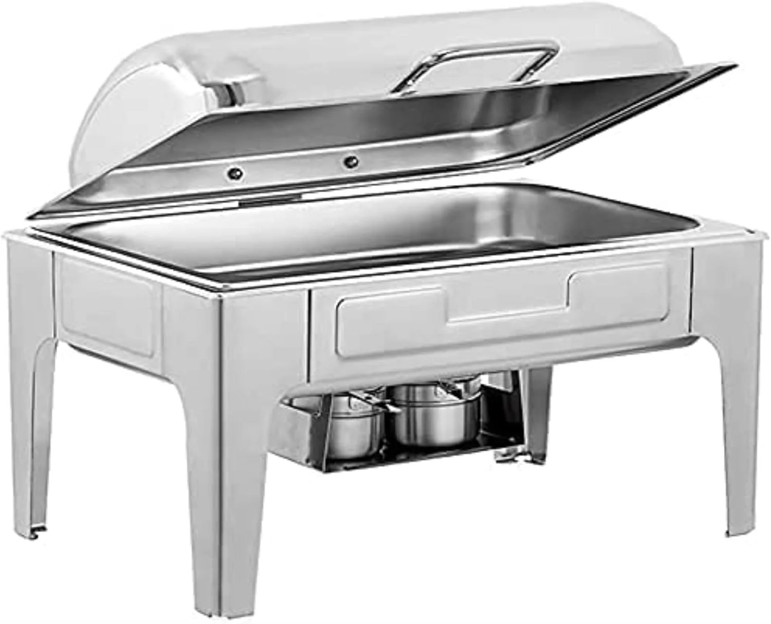 گرمکن غذا، ظرف گرمکن استیل ضد زنگ، ست ظرف گرمکن مستطیلی برای پذیرایی، بوفه و مهمانی گرمکن غذا، ظرف گرمکن استیل ضد زنگ، ست ظرف گرمکن مستطیلی برای پذیرایی، بوفه و مهمانی