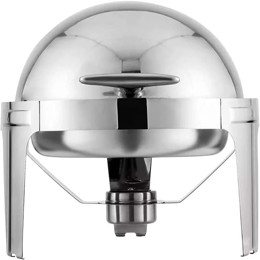 گرمکن بوفه گرد YQZ، اجاق الکلی استیل، گرمکن غذای کوچک خانگی/تجاری برای میز گرمکن بوفه گرد YQZ، اجاق الکلی استیل، گرمکن غذای کوچک خانگی/تجاری برای میز