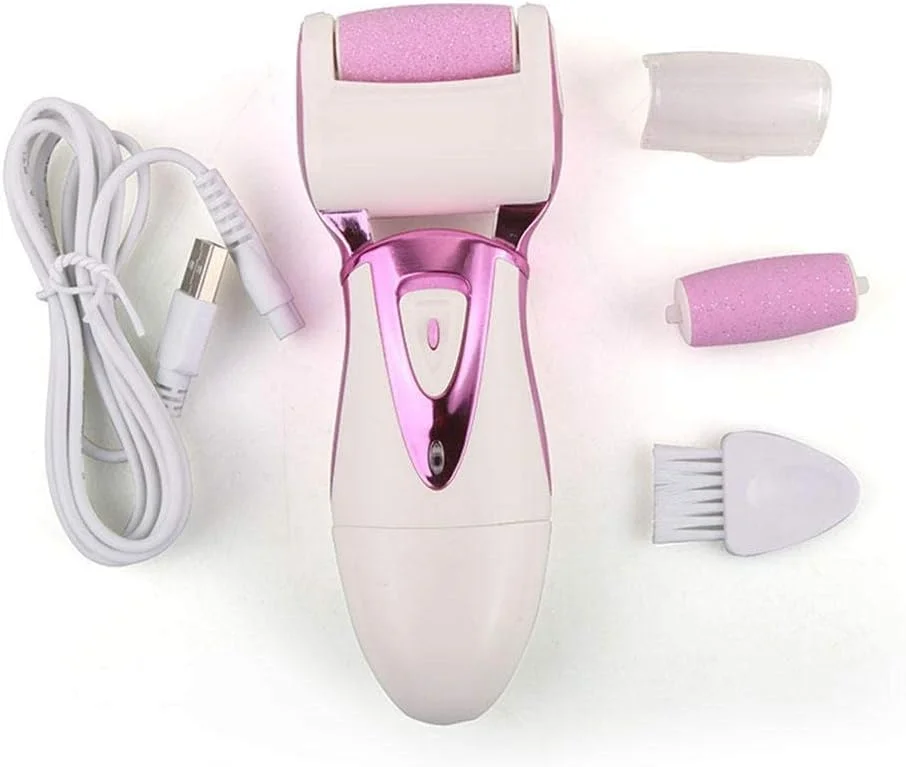 سوهان برقی پا NOOFIE، از بین برنده پینه پا، ابزار مراقبت از پا، سوهان مخملی صاف برای پوست های مرده، سفت و ترک خورده - (صورتی) سوهان برقی پا NOOFIE، از بین برنده پینه پا، ابزار مراقبت از پا، سوهان مخملی صاف برای پوست های مرده، سفت و ترک خورده - (صورتی)