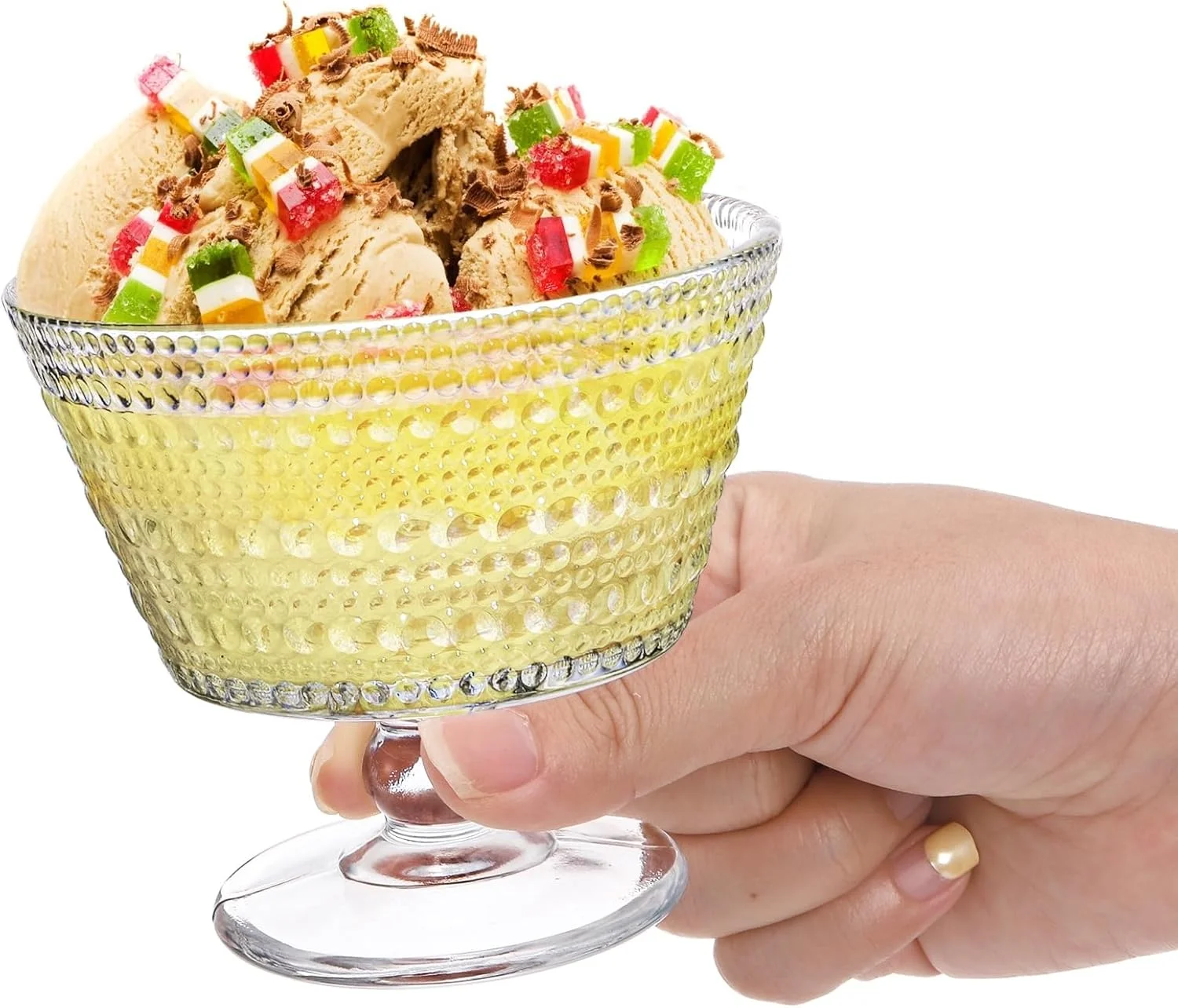 مجموعه 6 عددی کاسه بستنی شیشه ای ZOOFOX، فنجان های پارفه میوه پایه دار 350 میلی لیتری، کاسه های دسر شیشه ای طرح دار برای بستنی، اسموتی، میوه، سالاد، ماست، کوکتل، میان وعده مجموعه 6 عددی کاسه بستنی شیشه ای ZOOFOX، فنجان های پارفه میوه پایه دار 350 میلی لیتری، کاسه های دسر شیشه ای طرح دار برای بستنی، اسموتی، میوه، سالاد، ماست، کوکتل، میان وعده