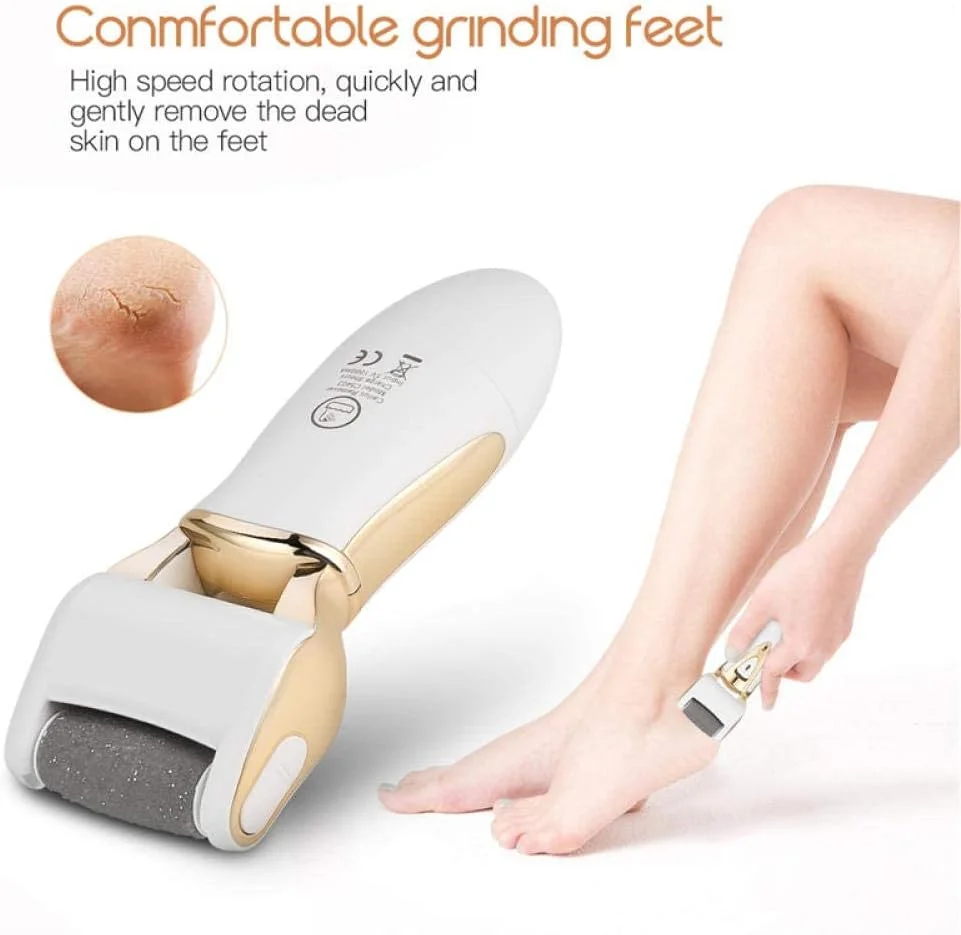 سوهان برقی پا NOOFIE، از بین برنده پینه پا، ابزار مراقبت از پا، سوهان مخملی صاف برای پوست های مرده، سفت و ترک خورده - (صورتی) سوهان برقی پا NOOFIE، از بین برنده پینه پا، ابزار مراقبت از پا، سوهان مخملی صاف برای پوست های مرده، سفت و ترک خورده - (صورتی)