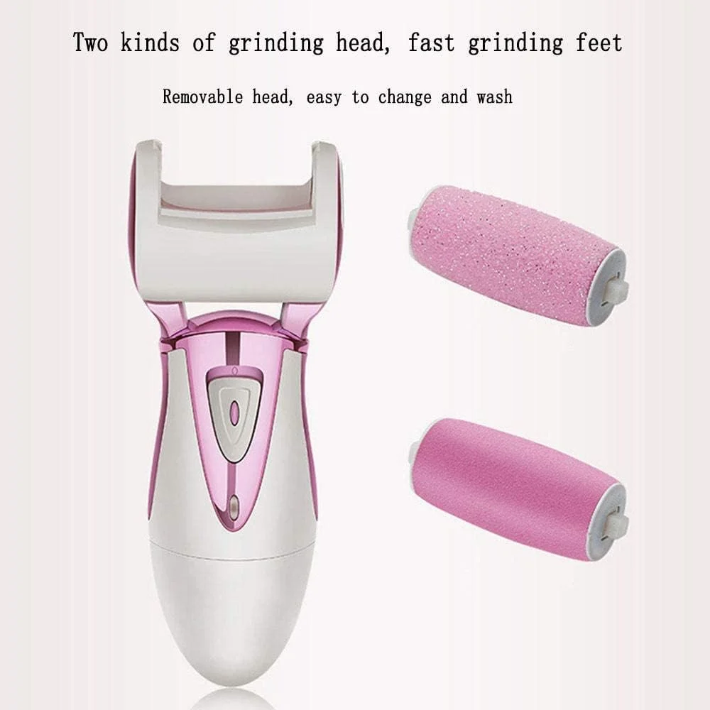 سوهان برقی پا NOOFIE، از بین برنده پینه پا، ابزار مراقبت از پا، سوهان مخملی صاف برای پوست های مرده، سفت و ترک خورده - (صورتی) سوهان برقی پا NOOFIE، از بین برنده پینه پا، ابزار مراقبت از پا، سوهان مخملی صاف برای پوست های مرده، سفت و ترک خورده - (صورتی)