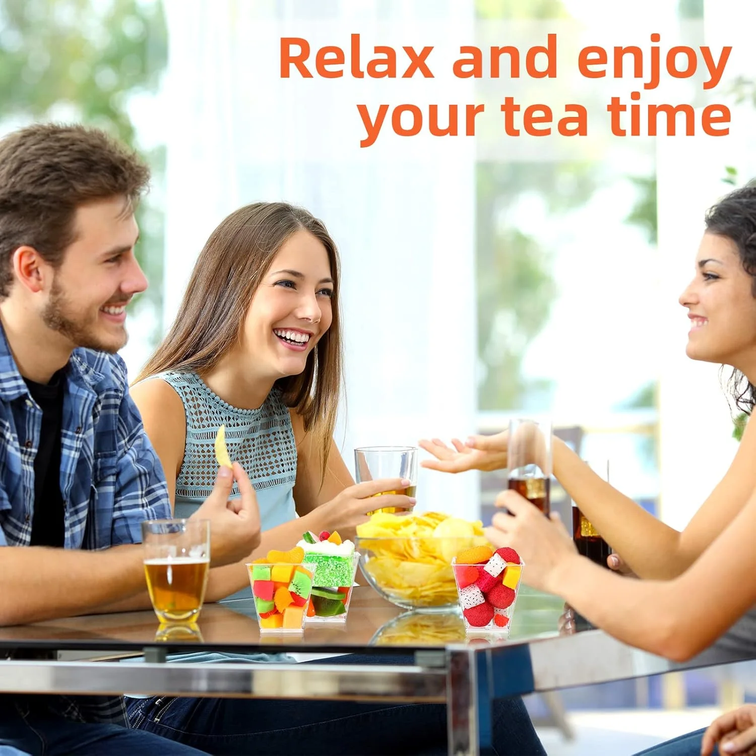 زوببه، بسته 150 عددی فنجان دسر 8 اونسی، فنجان های شفاف پلاستیکی پیش غذا، کاسه های مربعی کوچک دسر، فنجان های کوچک سرو برای مهمانی تست، مهمانی جشن نوزاد، عروسی، هدیه مهمانی تولد زوببه، بسته 150 عددی فنجان دسر 8 اونسی، فنجان های شفاف پلاستیکی پیش غذا، کاسه های مربعی کوچک دسر، فنجان های کوچک سرو برای مهمانی تست، مهمانی جشن نوزاد، عروسی، هدیه مهمانی تولد