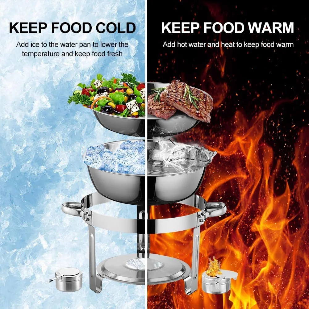 ست گرم نگهدارنده غذا زرتایلر، 4.5 لیتری 4 عددی، استیل ضد زنگ با درب شیشه ای، گرمکن گرد پذیرایی با درب، ظرف آب، پایه، جای سوخت، جای درب، قاشق (4 تکه) ست گرم نگهدارنده غذا زرتایلر، 4.5 لیتری 4 عددی، استیل ضد زنگ با درب شیشه ای، گرمکن گرد پذیرایی با درب، ظرف آب، پایه، جای سوخت، جای درب، قاشق (4 تکه)