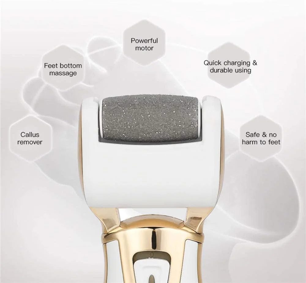 سوهان برقی پا NOOFIE، از بین برنده پینه پا، ابزار مراقبت از پا، سوهان مخملی صاف برای پوست های مرده، سفت و ترک خورده - (صورتی) سوهان برقی پا NOOFIE، از بین برنده پینه پا، ابزار مراقبت از پا، سوهان مخملی صاف برای پوست های مرده، سفت و ترک خورده - (صورتی)