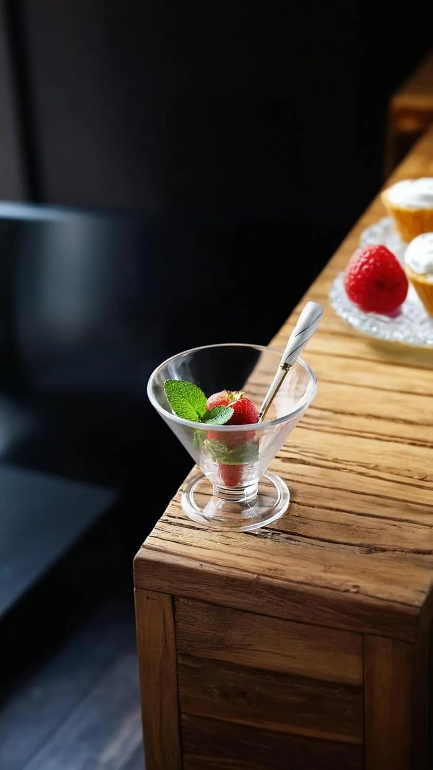 ظروف دسر شیشه ای شفاف سوییت سون - ست 6 عددی | فنجان های بستنی شیک 177 میلی لیتری برای بستنی، میان وعده، غلات، میوه و پودینگ ظروف دسر شیشه ای شفاف سوییت سون - ست 6 عددی | فنجان های بستنی شیک 177 میلی لیتری برای بستنی، میان وعده، غلات، میوه و پودینگ