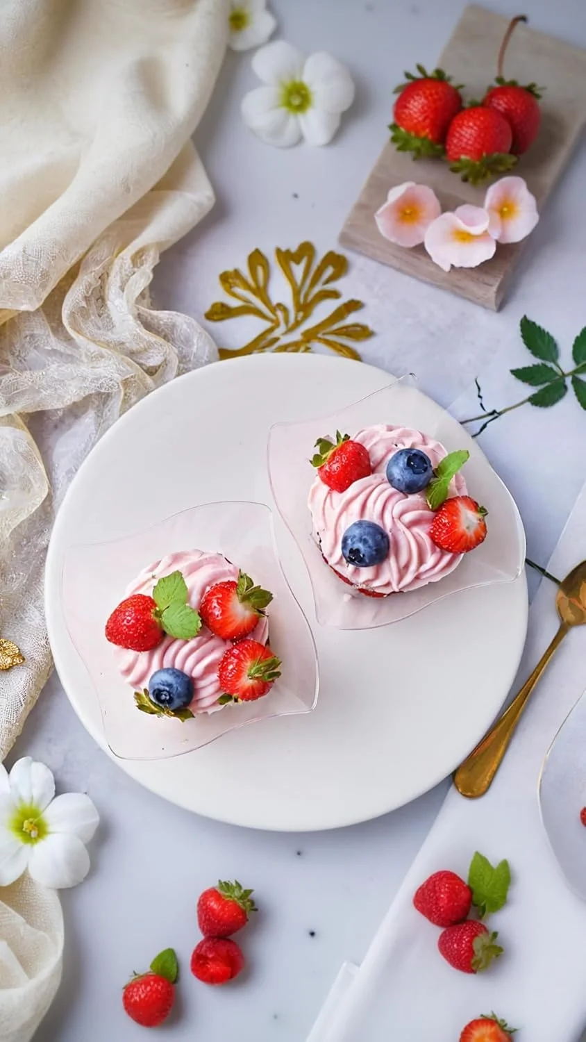 ظروف دسر مینی 50 عددی Sweet seven با قاشق - ست پذیرایی شفاف و قابل استفاده مجدد برای پیش غذا و اردور ظروف دسر مینی 50 عددی Sweet seven با قاشق - ست پذیرایی شفاف و قابل استفاده مجدد برای پیش غذا و اردور