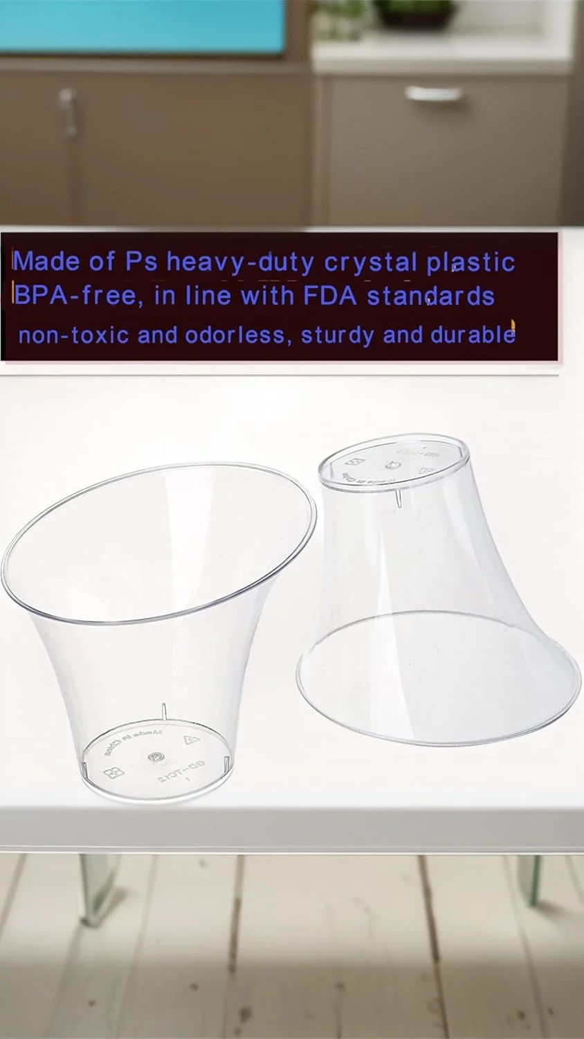 ظروف دسر پلاستیکی شفاف Sweet seven، بسته 50 عددی - ظروف پارفیت گرد مورب 140 میلی لیتری برای دسر، پودینگ، موس، مهمانی ظروف دسر پلاستیکی شفاف Sweet seven، بسته 50 عددی - ظروف پارفیت گرد مورب 140 میلی لیتری برای دسر، پودینگ، موس، مهمانی