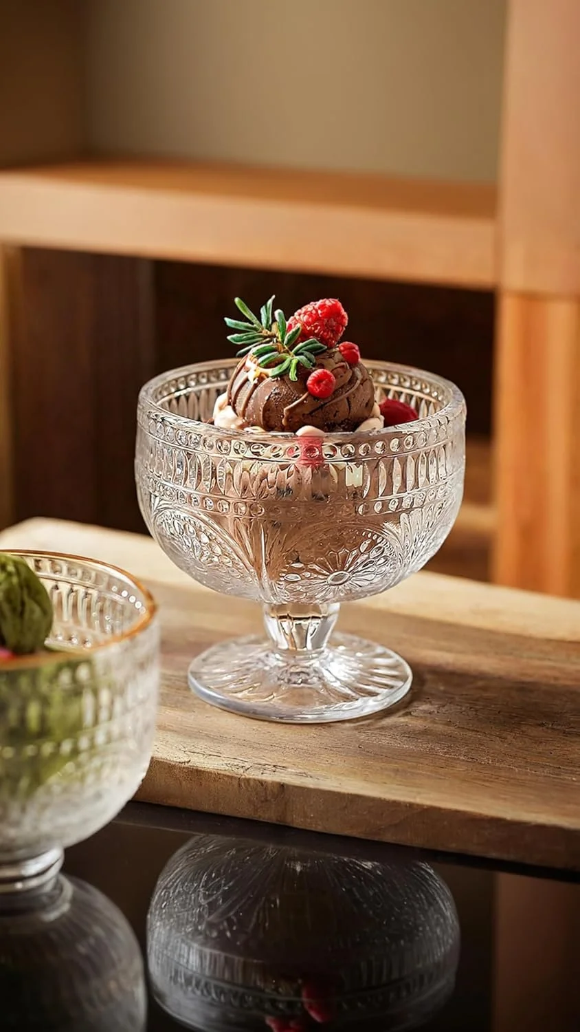 ظروف دسر شیشه ای Sweet Seven، بسته 2 عددی - ظروف کوچک 300 میلی لیتری مناسب بستنی، میوه، پودینگ، تنقلات و غلات ظروف دسر شیشه ای Sweet Seven، بسته 2 عددی - ظروف کوچک 300 میلی لیتری مناسب بستنی، میوه، پودینگ، تنقلات و غلات