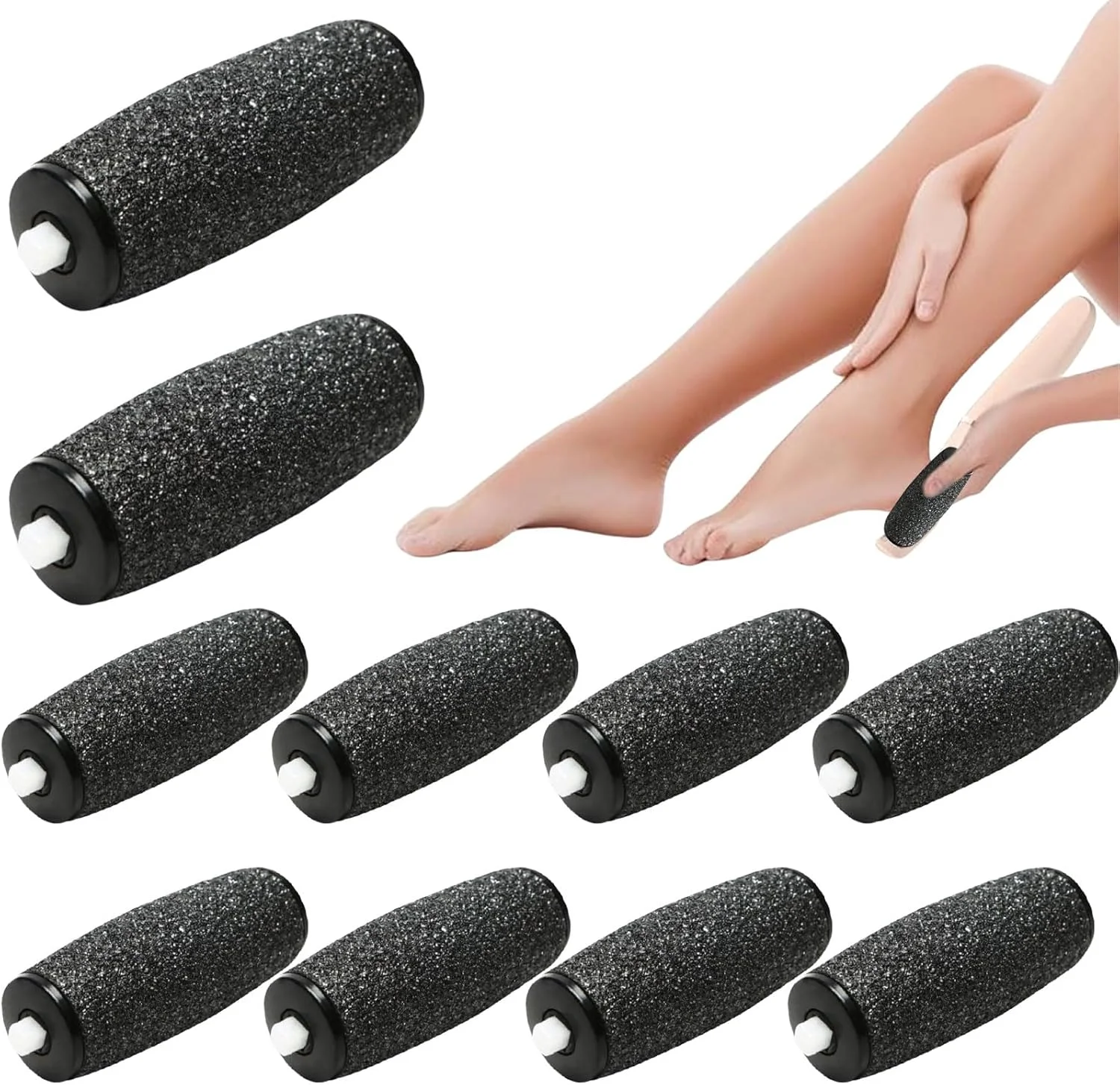 بسته 12 عددی غلتک یدکی سازگار با Scholl Velvet Smooth، برای از بین بردن پینه Scholl، برای پر کردن مجدد بسیار زبر برای سوهان برقی پا، برای مجموعه مراقبت از پا پدیکور برای از بین بردن پوست سفت بسته 12 عددی غلتک یدکی سازگار با Scholl Velvet Smooth، برای از بین بردن پینه Scholl، برای پر کردن مجدد بسیار زبر برای سوهان برقی پا، برای مجموعه مراقبت از پا پدیکور برای از بین بردن پوست سفت