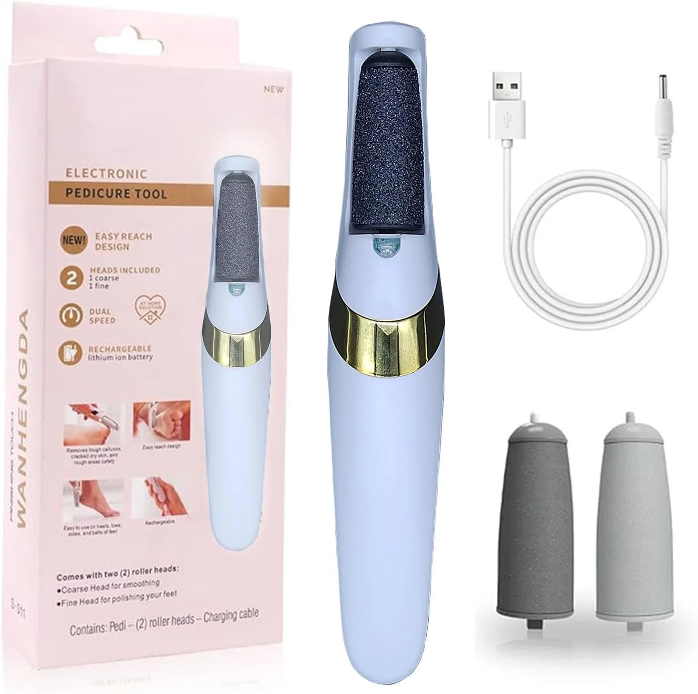 سوهان پا، فایل پا و از بین برنده پینه. کیت برقی از بین برنده پینه پا، ابزار حرفه ای پدیکور برای از بین بردن پینه سوهان پا، فایل پا و از بین برنده پینه. کیت برقی از بین برنده پینه پا، ابزار حرفه ای پدیکور برای از بین بردن پینه