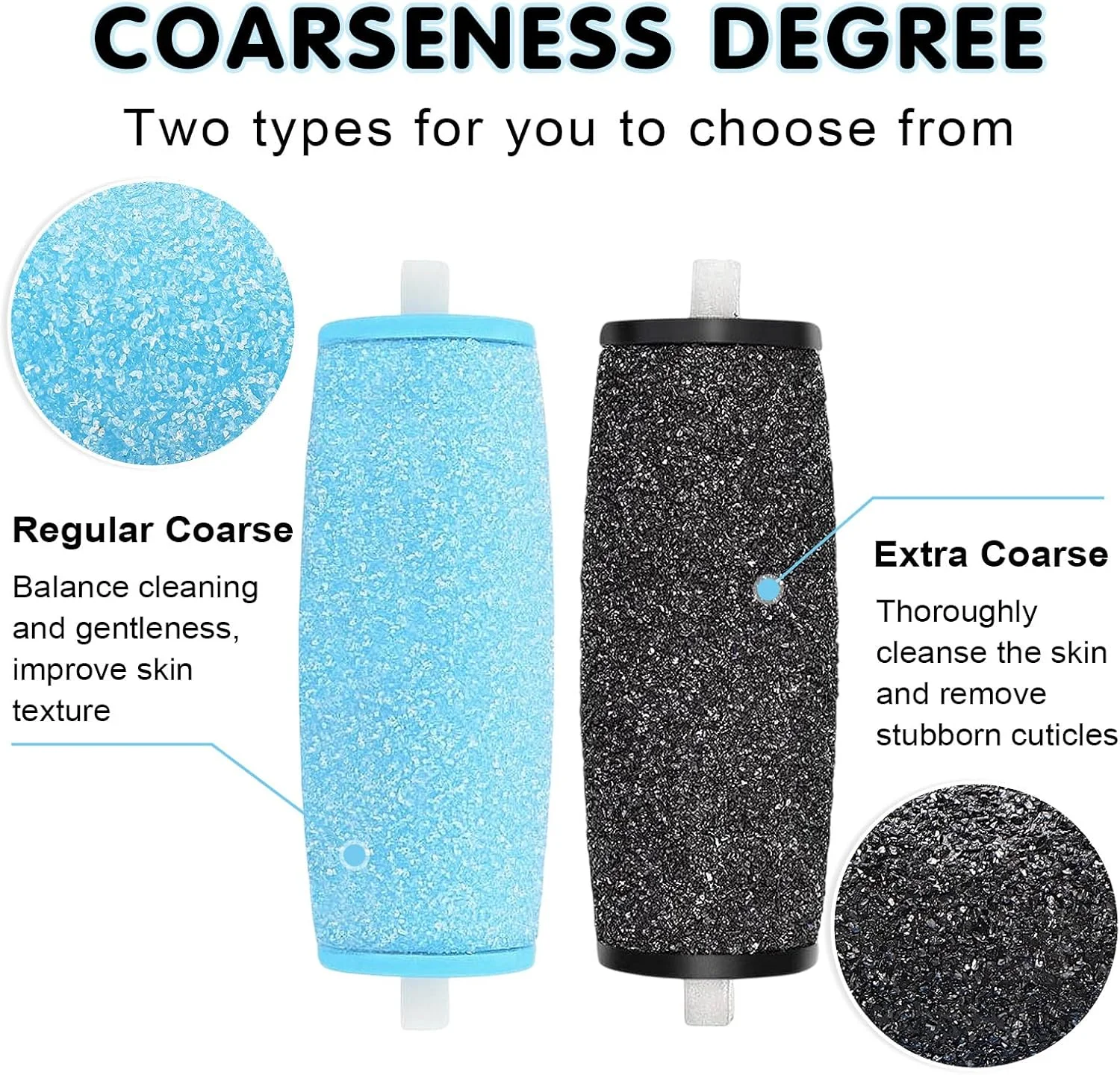 ۱۲ عدد غلتک یدکی زبر برای پا، سری غلتکی یدکی بسیار زبر، سری غلتکی یدکی سازگار با ابزار برقی از بین برنده پینه پا ۱۲ عدد غلتک یدکی زبر برای پا، سری غلتکی یدکی بسیار زبر، سری غلتکی یدکی سازگار با ابزار برقی از بین برنده پینه پا