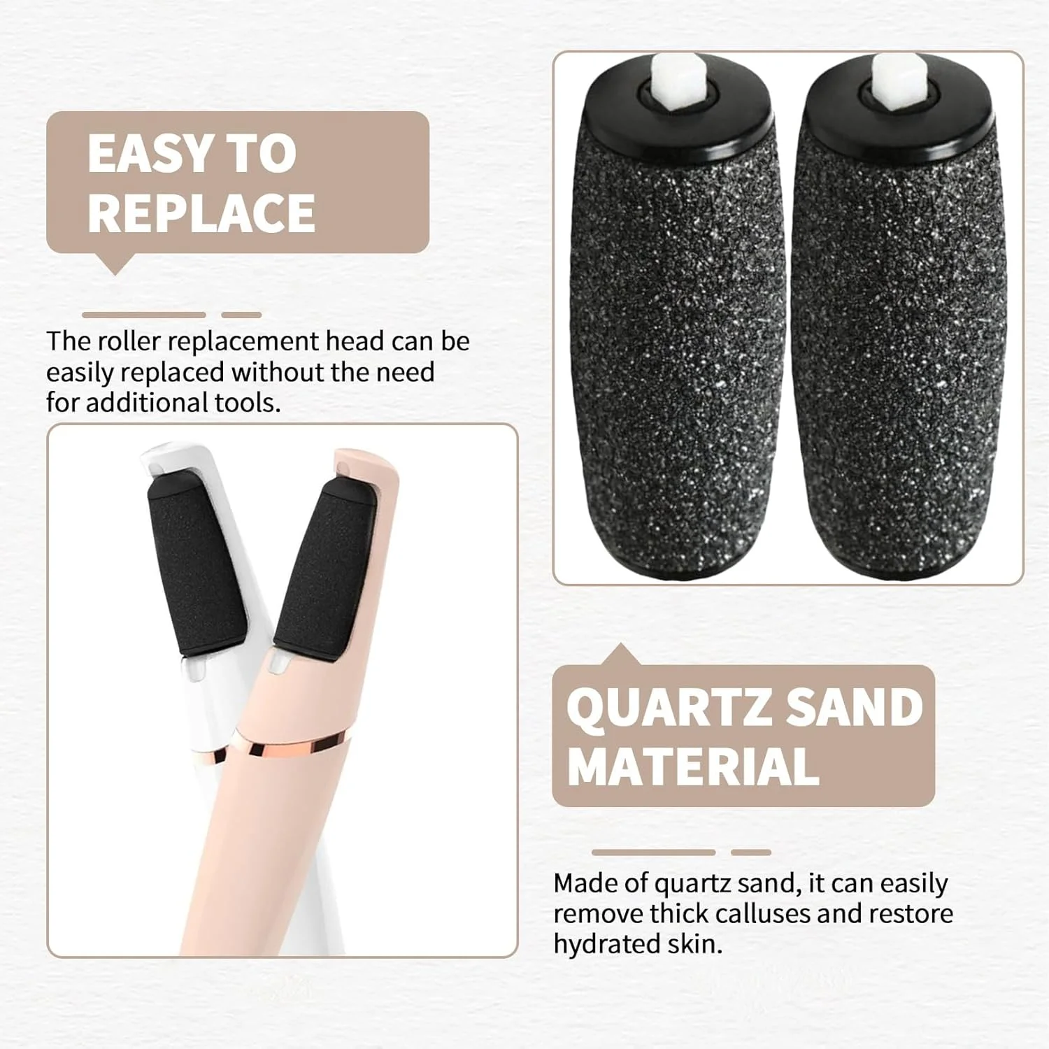 بسته 12 عددی غلتک یدکی سازگار با Scholl Velvet Smooth، برای از بین بردن پینه Scholl، برای پر کردن مجدد بسیار زبر برای سوهان برقی پا، برای مجموعه مراقبت از پا پدیکور برای از بین بردن پوست سفت بسته 12 عددی غلتک یدکی سازگار با Scholl Velvet Smooth، برای از بین بردن پینه Scholl، برای پر کردن مجدد بسیار زبر برای سوهان برقی پا، برای مجموعه مراقبت از پا پدیکور برای از بین بردن پوست سفت