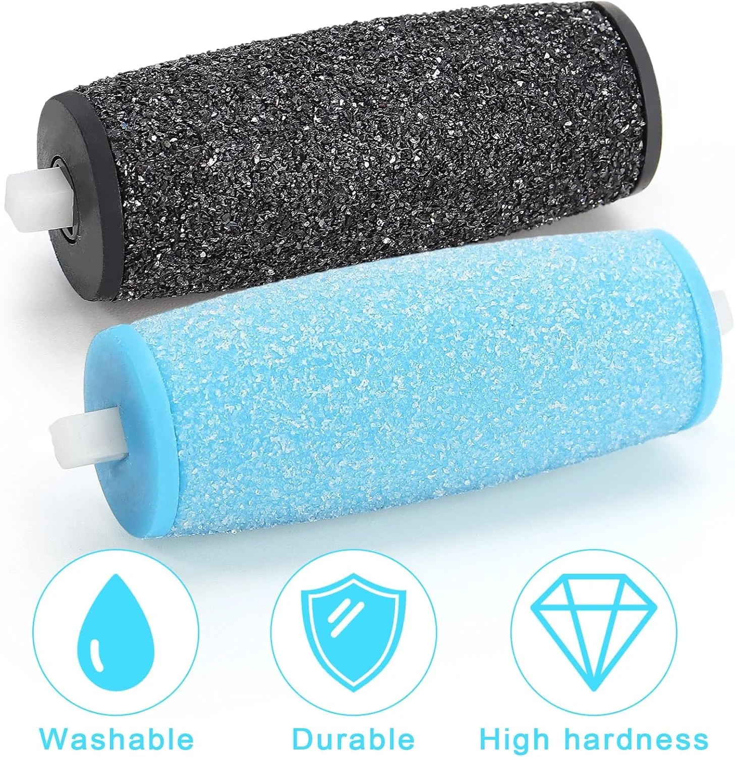 ۱۲ عدد غلتک یدکی زبر برای پا، سری غلتکی یدکی بسیار زبر، سری غلتکی یدکی سازگار با ابزار برقی از بین برنده پینه پا ۱۲ عدد غلتک یدکی زبر برای پا، سری غلتکی یدکی بسیار زبر، سری غلتکی یدکی سازگار با ابزار برقی از بین برنده پینه پا