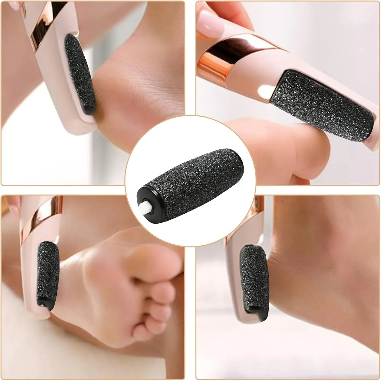 بسته 12 عددی غلتک یدکی سازگار با Scholl Velvet Smooth، برای از بین بردن پینه Scholl، برای پر کردن مجدد بسیار زبر برای سوهان برقی پا، برای مجموعه مراقبت از پا پدیکور برای از بین بردن پوست سفت بسته 12 عددی غلتک یدکی سازگار با Scholl Velvet Smooth، برای از بین بردن پینه Scholl، برای پر کردن مجدد بسیار زبر برای سوهان برقی پا، برای مجموعه مراقبت از پا پدیکور برای از بین بردن پوست سفت