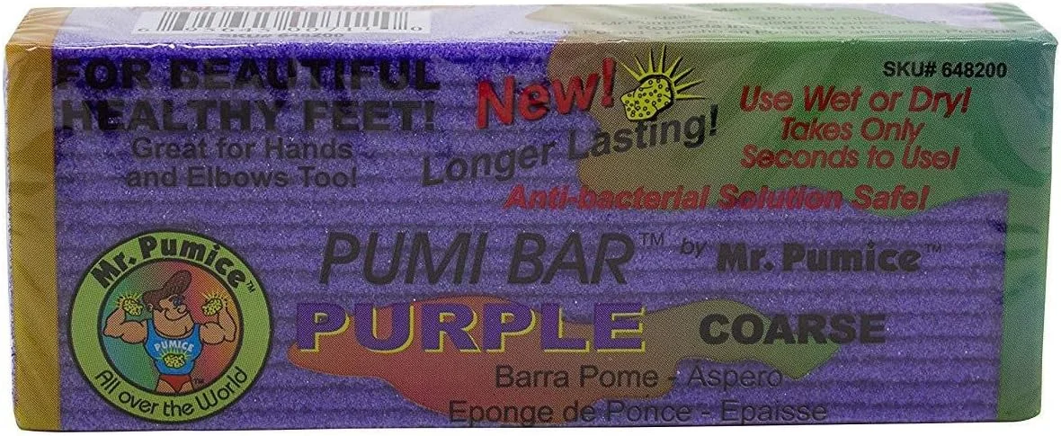 Mr. Pumice Purple Pumi Bar For Smooth Feet and Heels (12-Count Display Box) Mr. Pumice Purple Pumi Bar For Smooth Feet and Heels (12-Count Display Box)