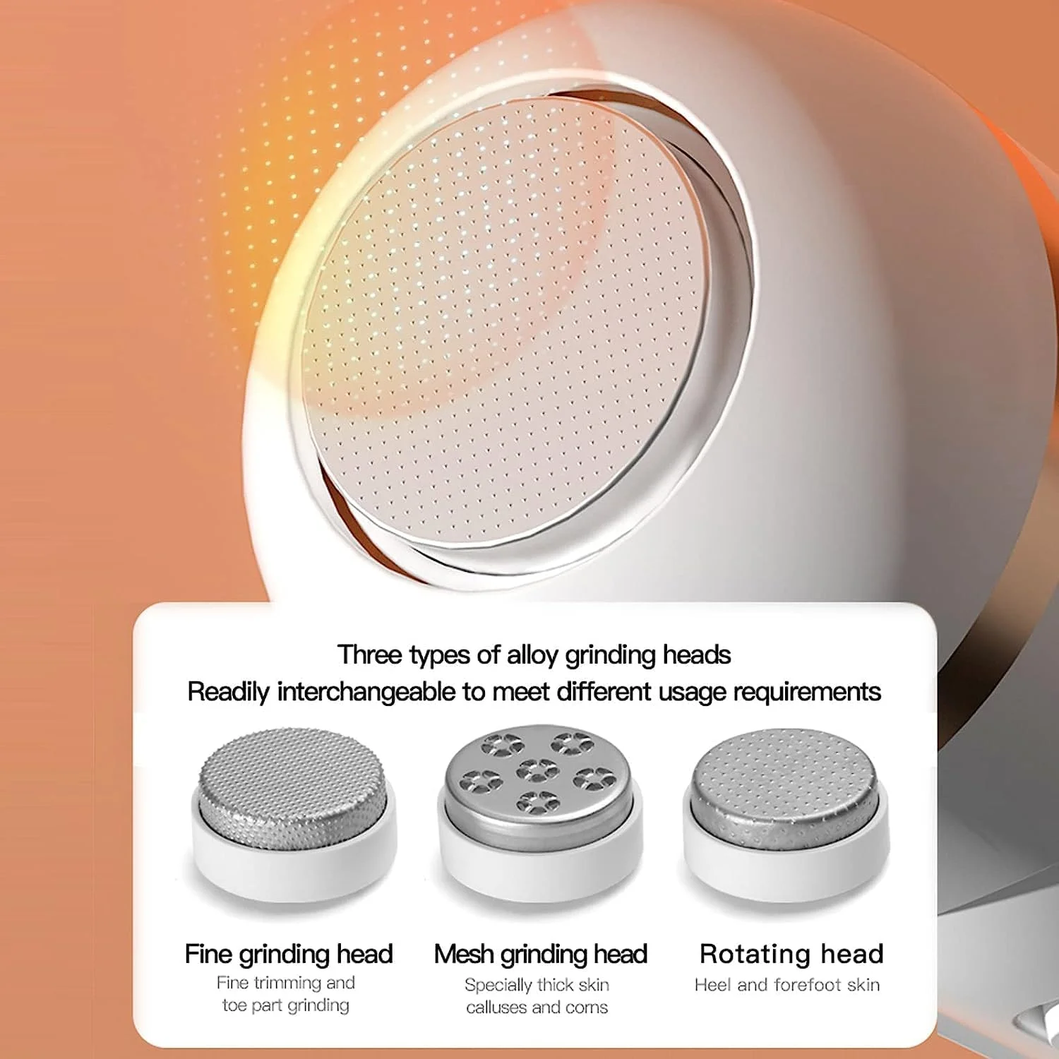 سوهان برقی پدیکور پاشنه پا پرودو با 3 سری سمباده، حذف سریع پوست مرده، 5 سطح سرعت برای پوست های حساس، بی سیم و اندازه جمع و جور، ابزار پدیکور برای پاشنه و کف پا ترک خورده و خشک سوهان برقی پدیکور پاشنه پا پرودو با 3 سری سمباده، حذف سریع پوست مرده، 5 سطح سرعت برای پوست های حساس، بی سیم و اندازه جمع و جور، ابزار پدیکور برای پاشنه و کف پا ترک خورده و خشک