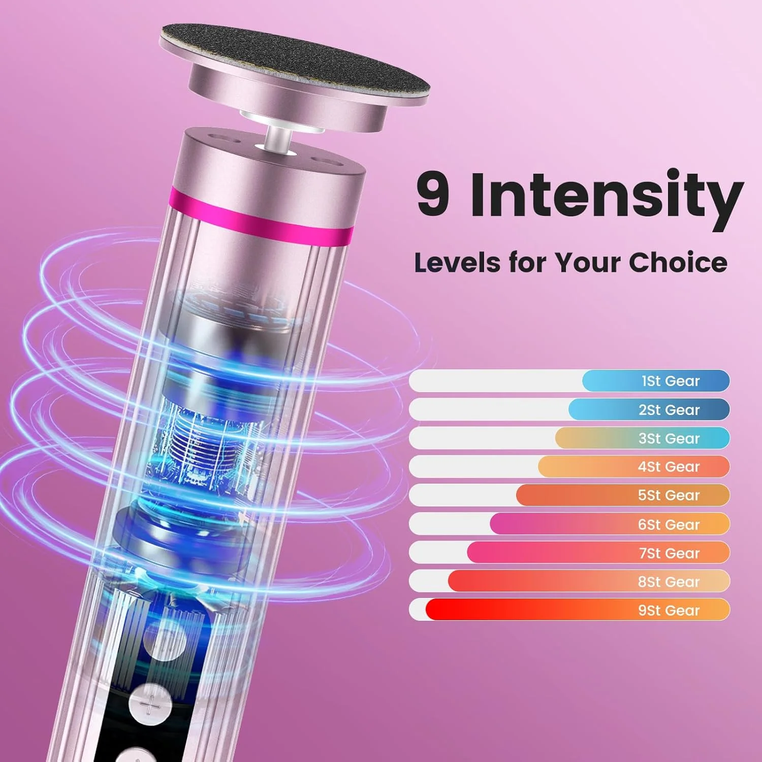 سوهان پا و دریل ناخن 2 در 1، از بین برنده پینه برقی پا قابل شارژ با 9 تنظیمات قابل تنظیم، صفحه نمایش دیجیتال از بین برنده پینه برقی برای پا، اسکرابر پا برای زنان و مردان (صورتی روشن) سوهان پا و دریل ناخن 2 در 1، از بین برنده پینه برقی پا قابل شارژ با 9 تنظیمات قابل تنظیم، صفحه نمایش دیجیتال از بین برنده پینه برقی برای پا، اسکرابر پا برای زنان و مردان (صورتی روشن)