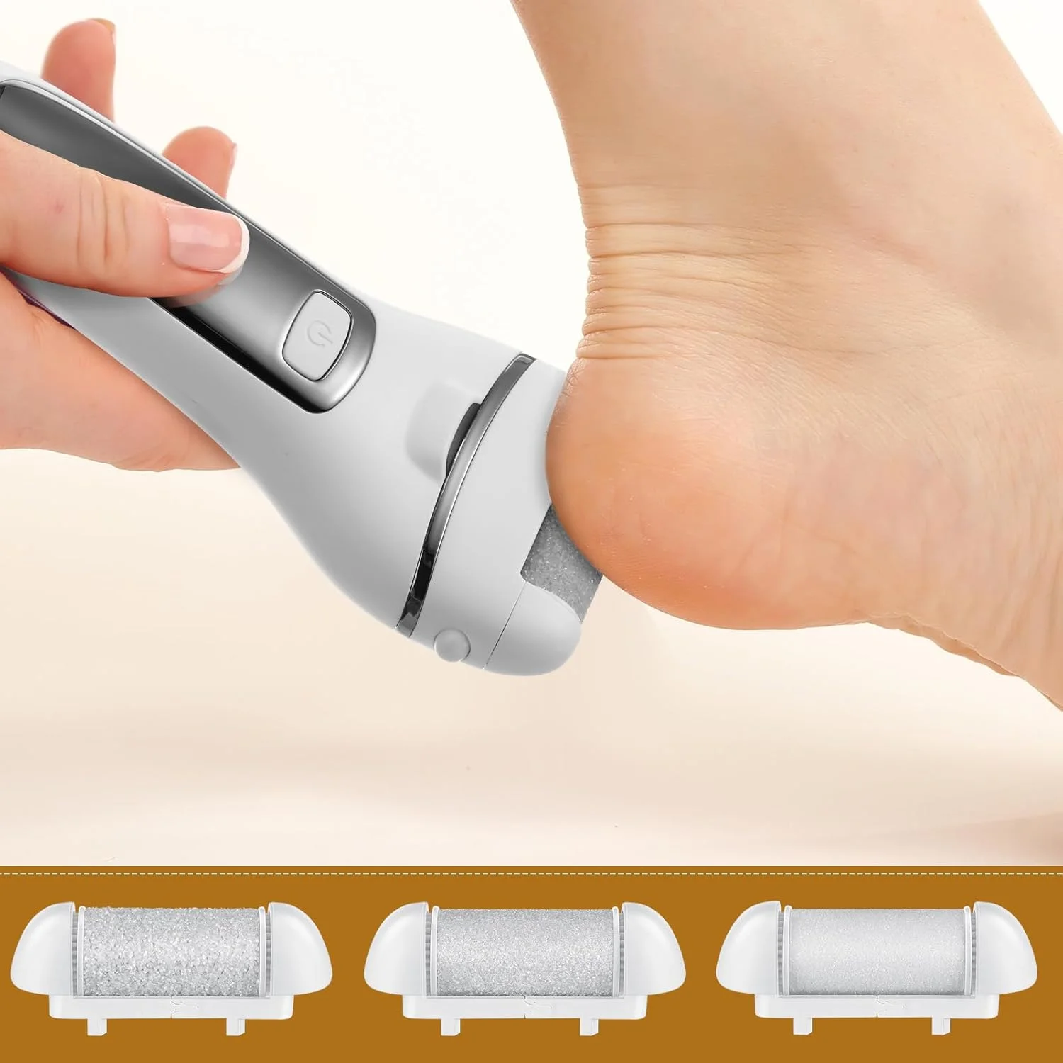 9 عدد سری غلتکی جایگزین مختلف Qinyoung برای کیت پدیکور برقی پا، سری غلتکی مراقبت از پا، زبر اضافی، زبر معمولی، نرم، ابزار پدیکور زبر برای پوست مرده