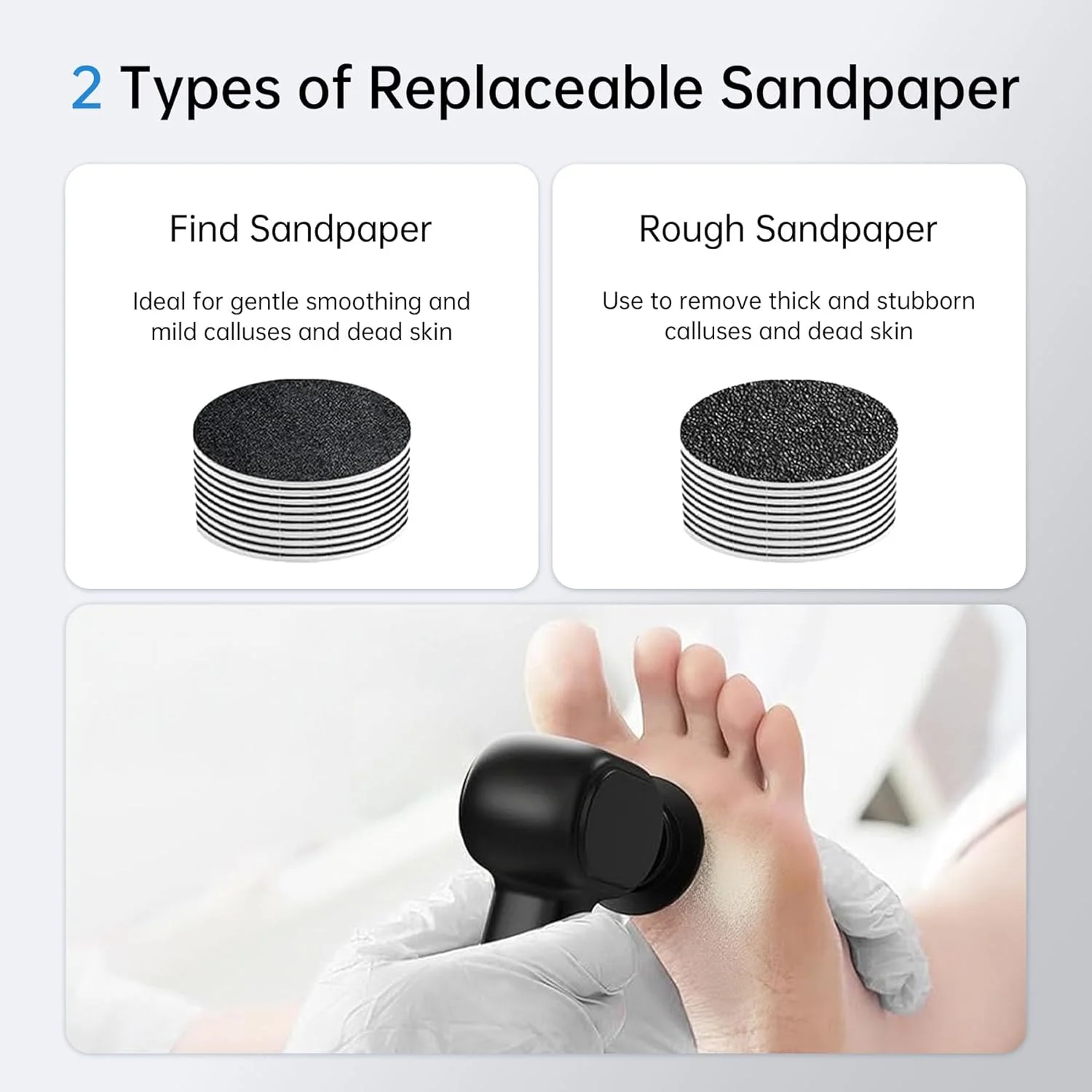 سوهان برقی شارژی پا - سمباده های قابل تعویض، سوهان حرفه ای پا با 6 سرعت قابل تنظیم، سوهان برقی بی سیم پا، ابزار پدیکور برای پوست مرده و پاشنه های ترک خورده سوهان برقی شارژی پا - سمباده های قابل تعویض، سوهان حرفه ای پا با 6 سرعت قابل تنظیم، سوهان برقی بی سیم پا، ابزار پدیکور برای پوست مرده و پاشنه های ترک خورده