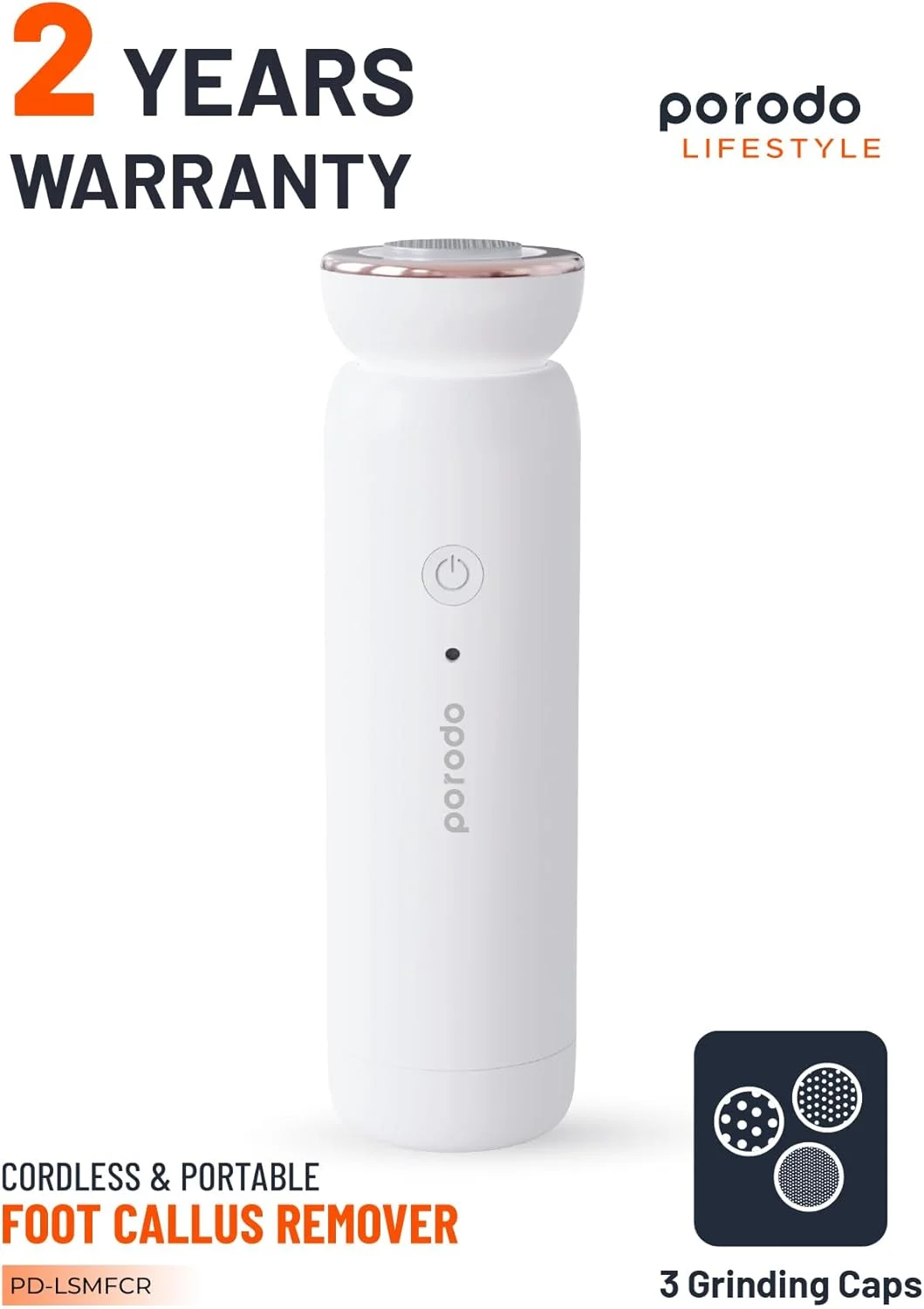 سوهان برقی پدیکور پاشنه پا پرودو با 3 سری سمباده، حذف سریع پوست مرده، 5 سطح سرعت برای پوست های حساس، بی سیم و اندازه جمع و جور، ابزار پدیکور برای پاشنه و کف پا ترک خورده و خشک سوهان برقی پدیکور پاشنه پا پرودو با 3 سری سمباده، حذف سریع پوست مرده، 5 سطح سرعت برای پوست های حساس، بی سیم و اندازه جمع و جور، ابزار پدیکور برای پاشنه و کف پا ترک خورده و خشک