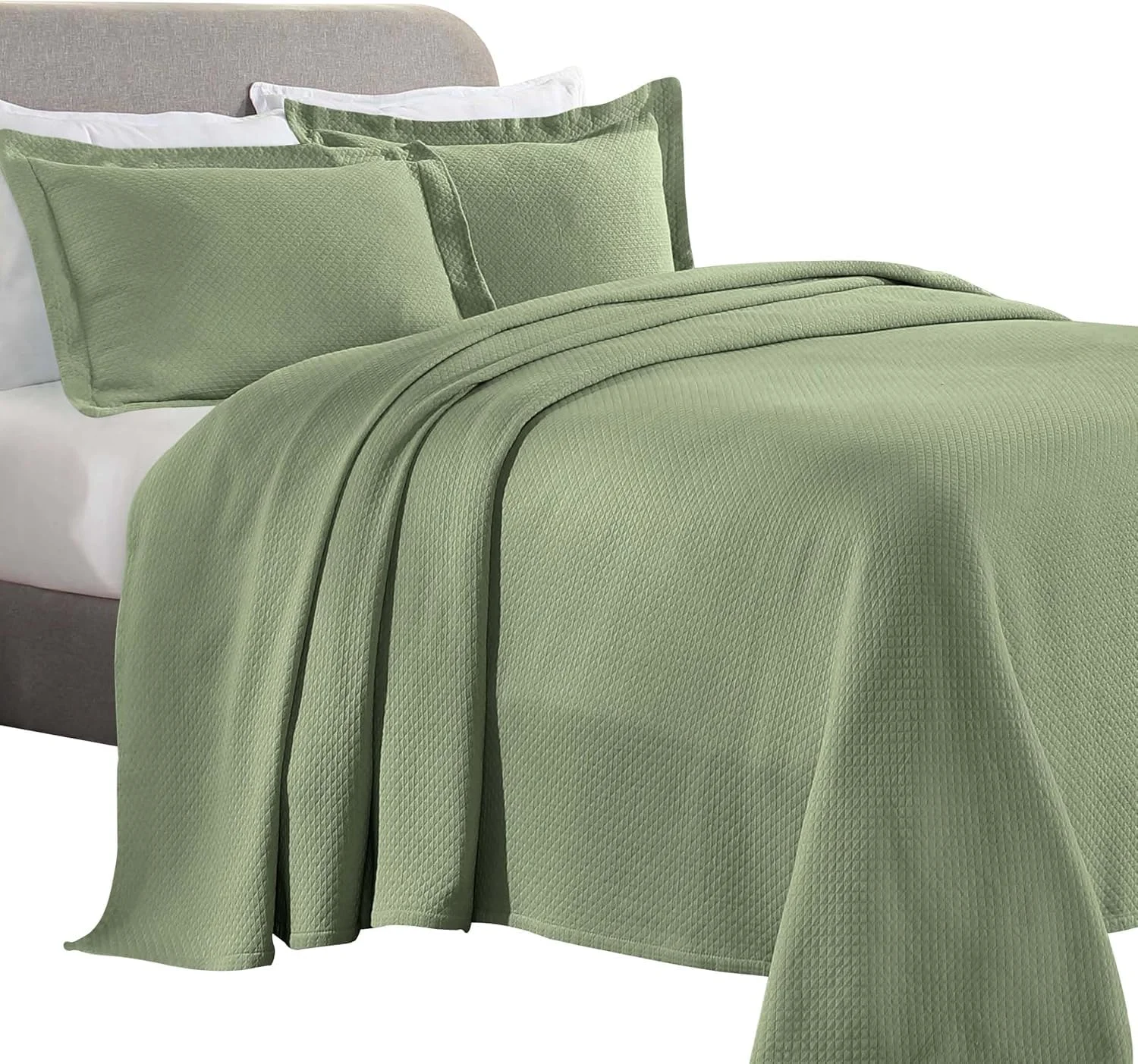 ست روتختی سه تکه پنبه ای یک نفره سوپریور، دکور تخت خواب منزل، روتختی تزئینی، 2 روبالشی، پتوی با وزن متوسط، رو تختی ماتلاس، روتختی طرح دار و لحافی، سایز کوئین، مریم گلی