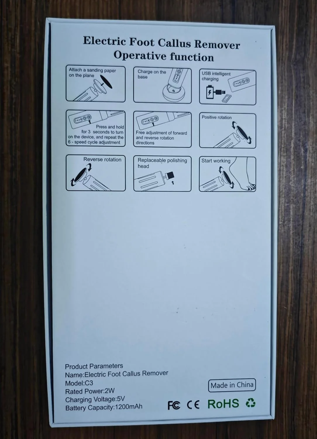 سوهان برقی پینه Robofun 2025 با نمایشگر LED، ست حرفه ای 2 در 1 شامل سوهان پا و پولیش ناخن، 6 سرعت، ست مراقبت از پا برای پوست های مرده و سخت - صورتی