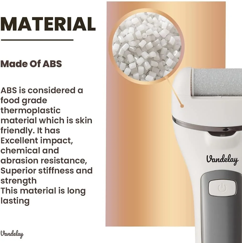 سوهان پدیکور شارژی وندلی (UK) مدل CQR-FC800 برای پا | اسکرابر پا برای پوست مرده | دارای 3 سری غلتکی برای از بین بردن پوست مرده | دستگاه پدیکور | سفید